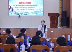 Đoàn xã Thăng Trường tập huấn khởi nghiệp, đổi mới sáng tạo trong thanh niên năm 2026
