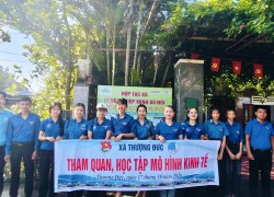 Tuổi trẻ xã Thượng Đức tham quan, học tập kinh nghiệm các mô hình kinh tế