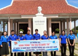 Tuổi trẻ xã Thượng Đức tổ chức hành trình “Tôi yêu Tổ quốc tôi”