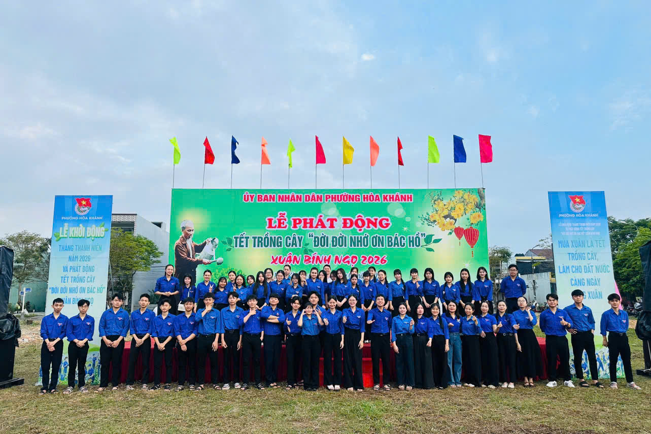 Phường Hòa Khánh: Ra quân Thánh Thanh niên năm 2026
