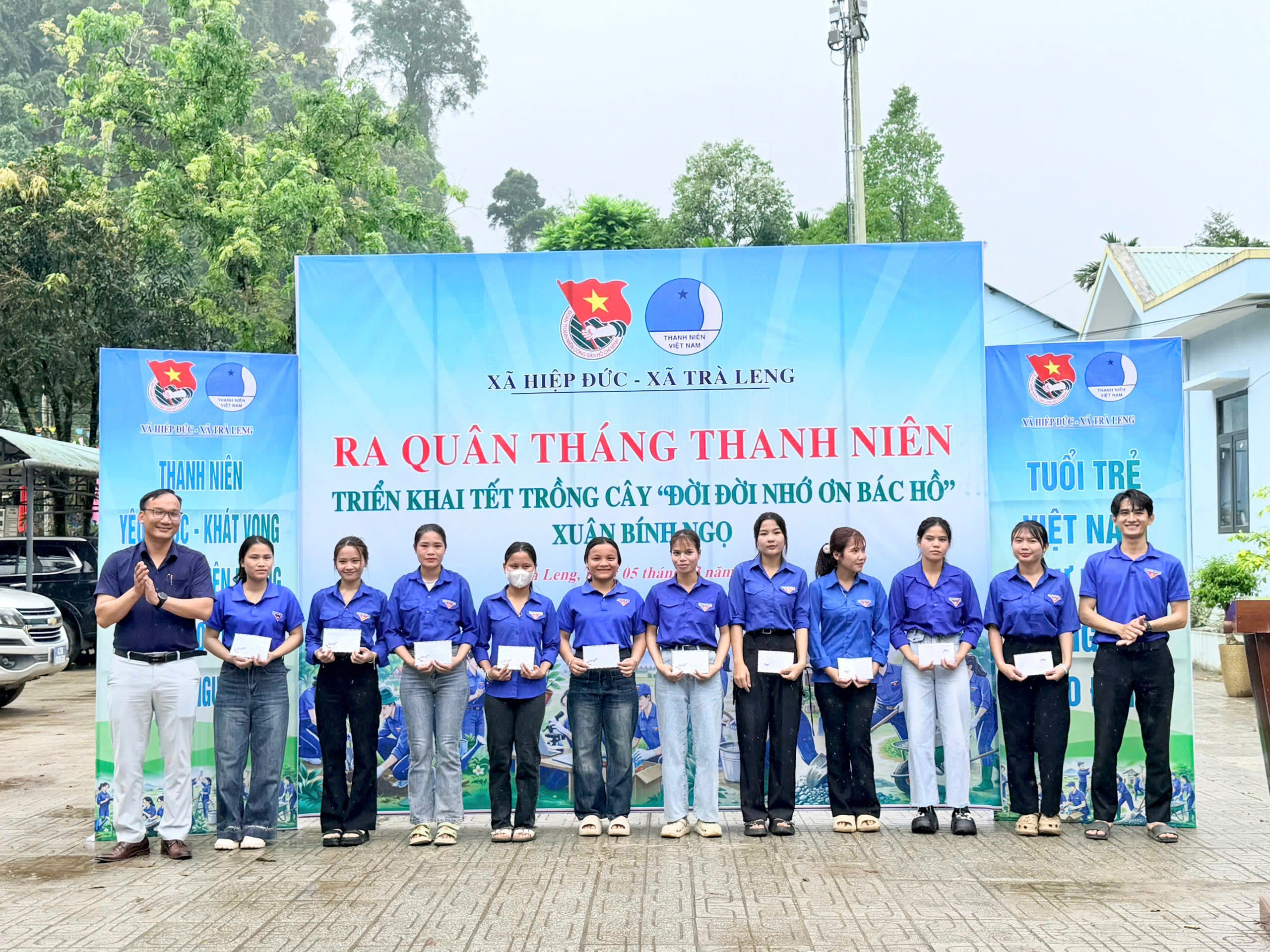 Tuổi trẻ xã Hiệp Đức tổ chức ra quân Tháng Thanh niên năm 2026