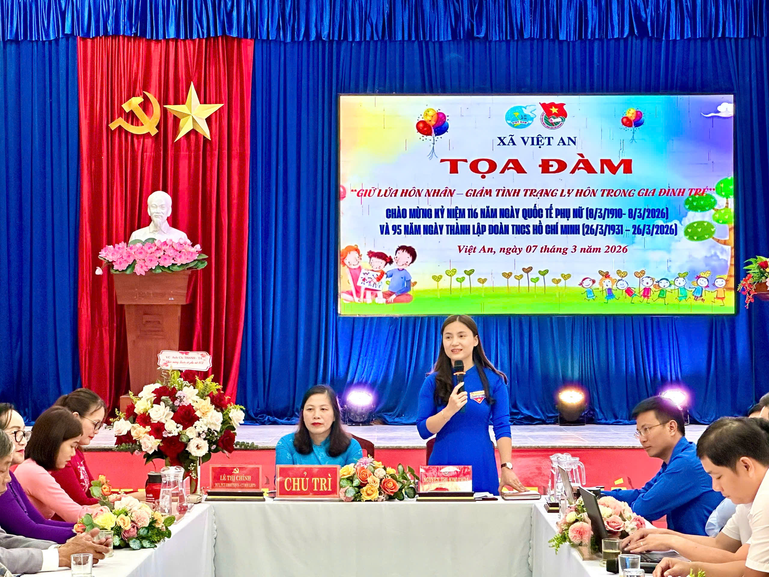 Xã Việt An: Tọa đàm “Giữ lửa hôn nhân – giảm tình trạng ly hôn trong gia đình trẻ”