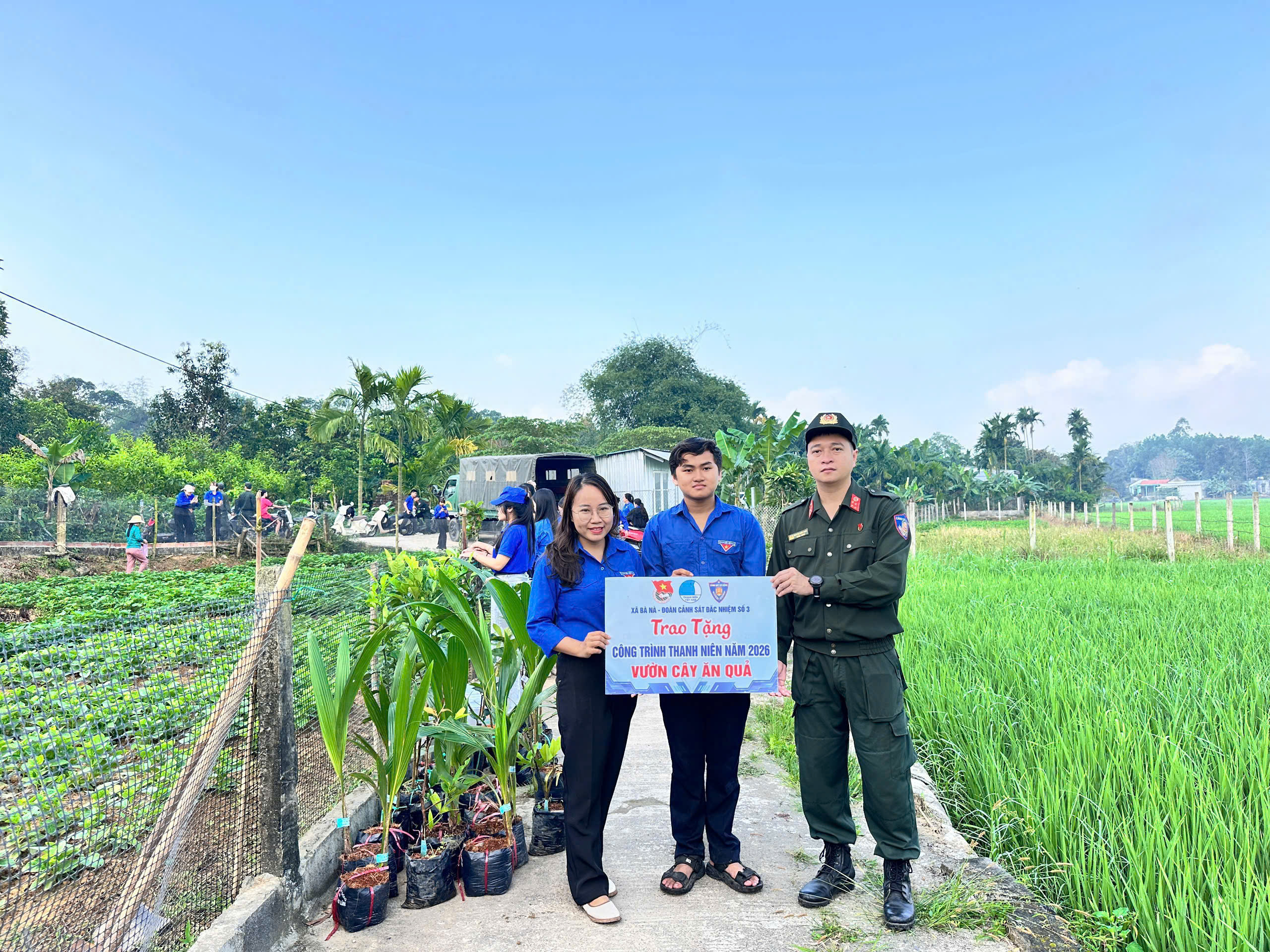 Xã Bà Nà: Ra quân thực hiện công trình thanh niên năm 2026