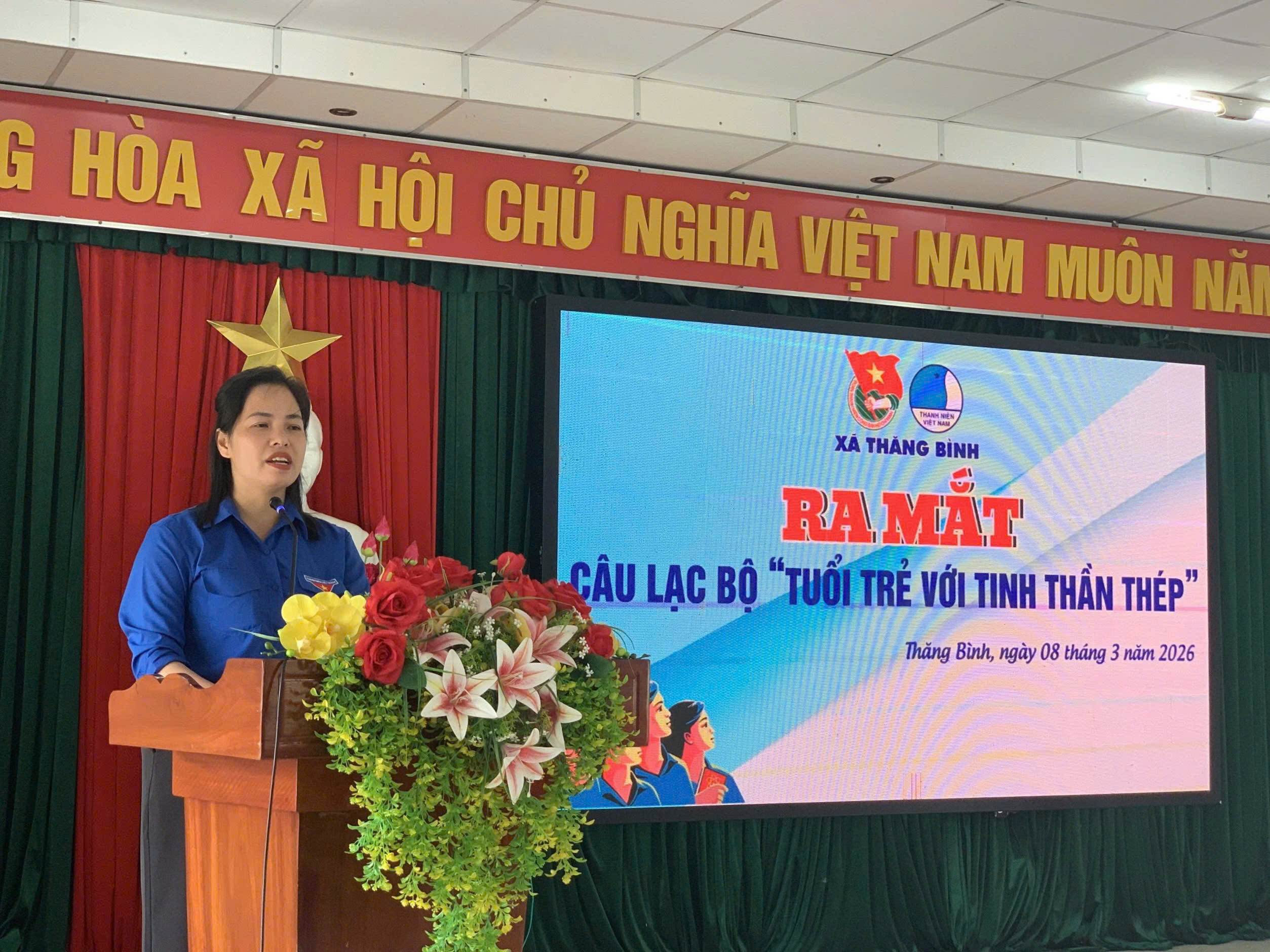 Thành lập và ra mắt Câu lạc bộ “Tuổi trẻ với tinh thần thép” xã Thăng Bình giai đoạn 2025 – 2030