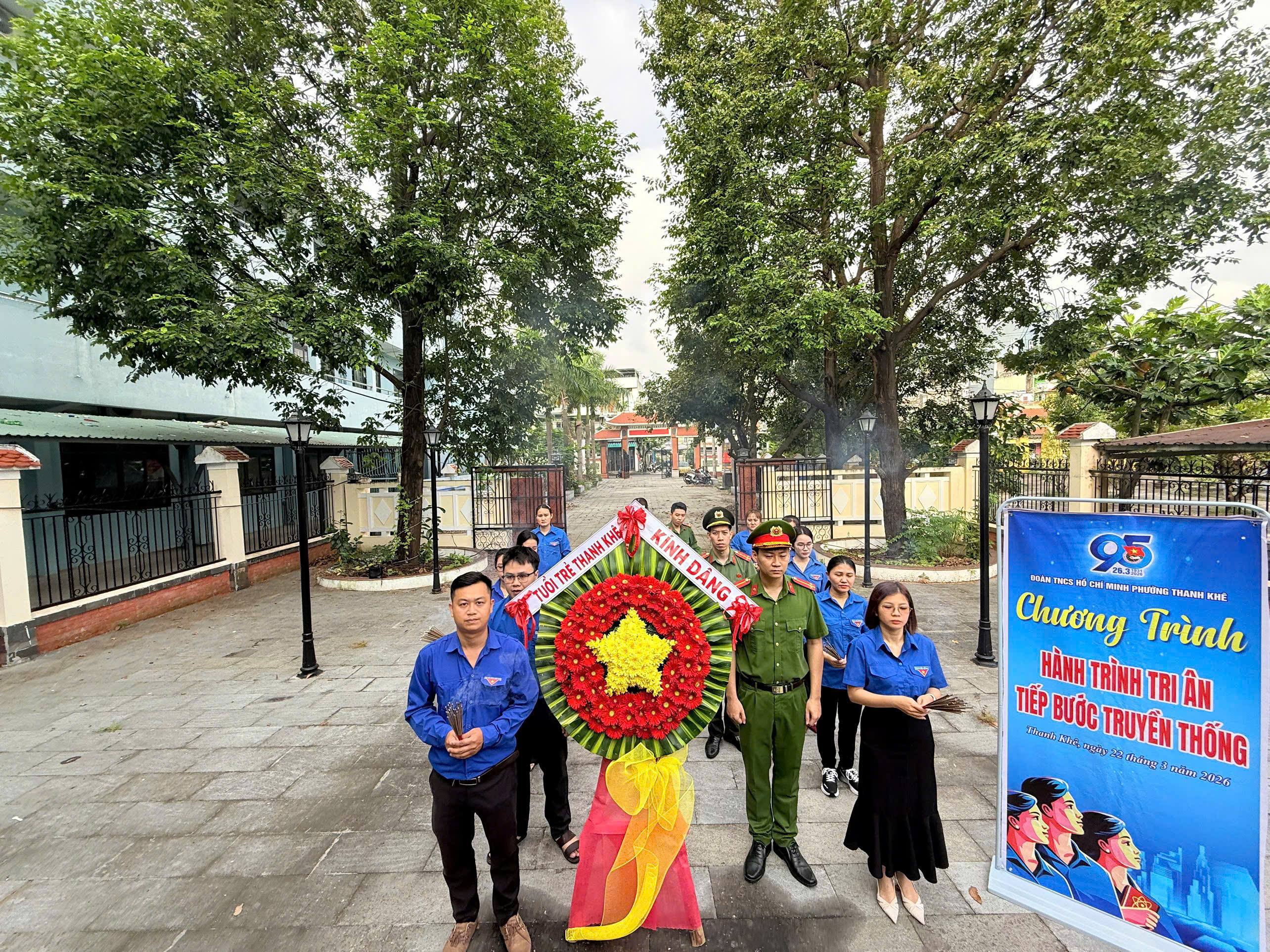 Tuổi trẻ Thanh Khê tổ chức "Hành trình tri ân – Tiếp bước truyền thống”