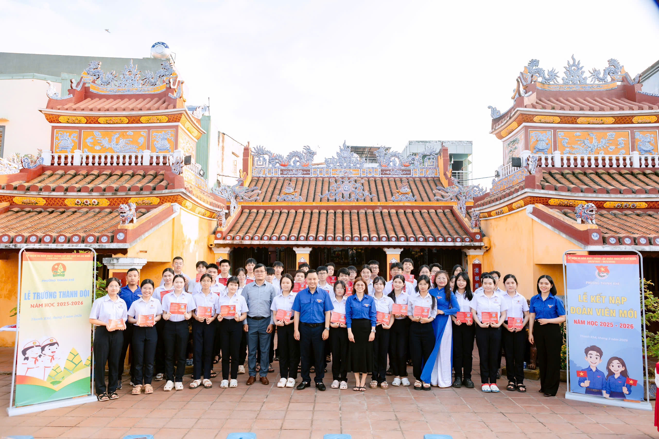 Thanh Khê: Lễ trưởng thành Đội TNTP Hồ Chí Minh và kết nạp đoàn viên mới – Lớp đoàn viên kỷ niệm 95 năm Ngày thành lập Đoàn TNCS Hồ Chí Minh
