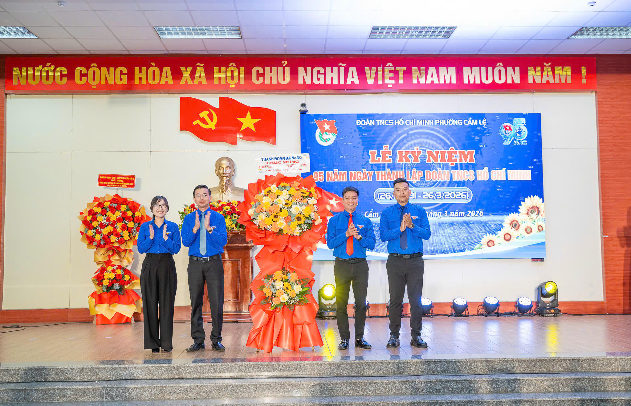 Đoàn phường Cẩm Lệ tổ chức lễ kỷ niệm 95 năm ngày thành lập Đoàn TNCS Hồ Chí Minh (26/3/1931 – 26/3/2026)