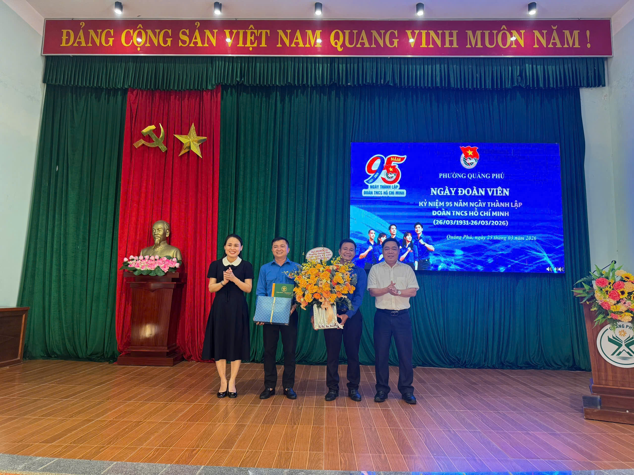 Đoàn Thanh niên phường Quảng Phú kỷ niệm 95 năm Ngày thành lập Đoàn và ký kết chương trình phối hợp