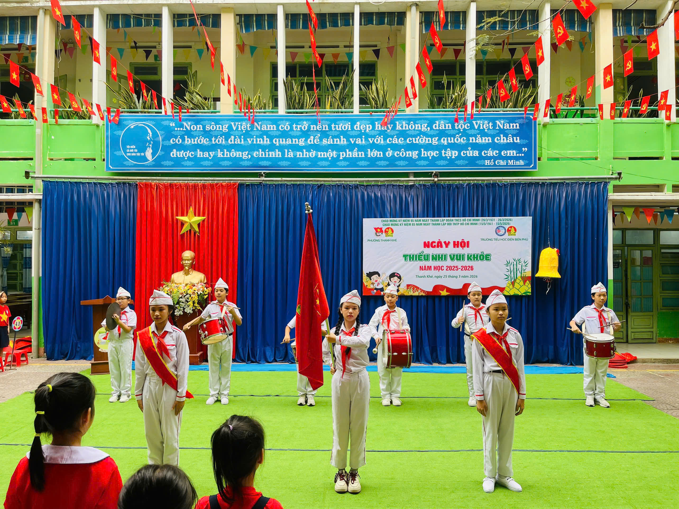 Đoàn Thanh niên – Hội đồng Đội phường Thanh Khê tổ chức Ngày hội “Thiếu nhi vui khỏe” năm học 2025-2026