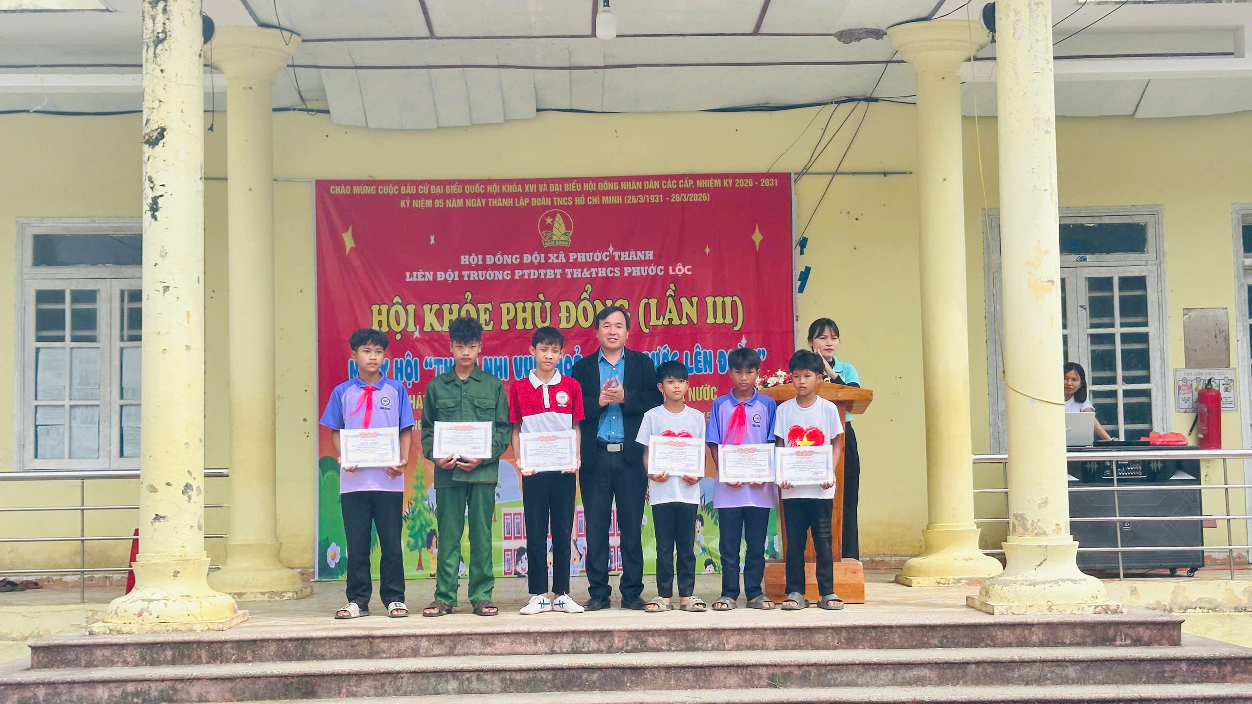 Hội đồng Đội xã Phước Thành tổ chức các hoạt động “Thiếu nhi vui khỏe – Tiến bước lên Đoàn” năm 2026