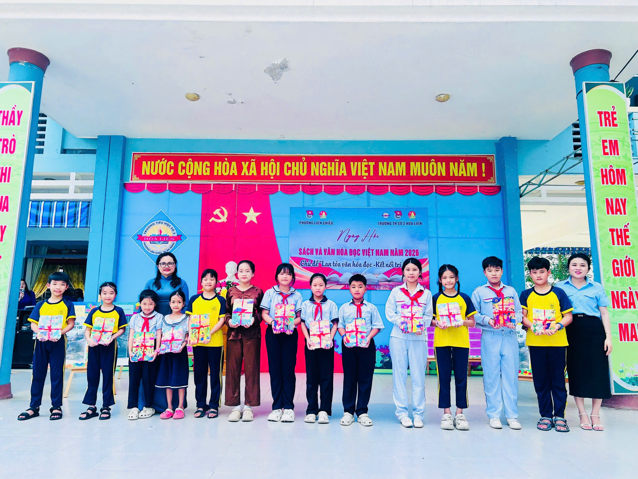 Hội đồng Đội phường Liên Chiểu tổ chức Ngày hội “Lan tỏa văn hóa đọc – Kết nối tri thức”