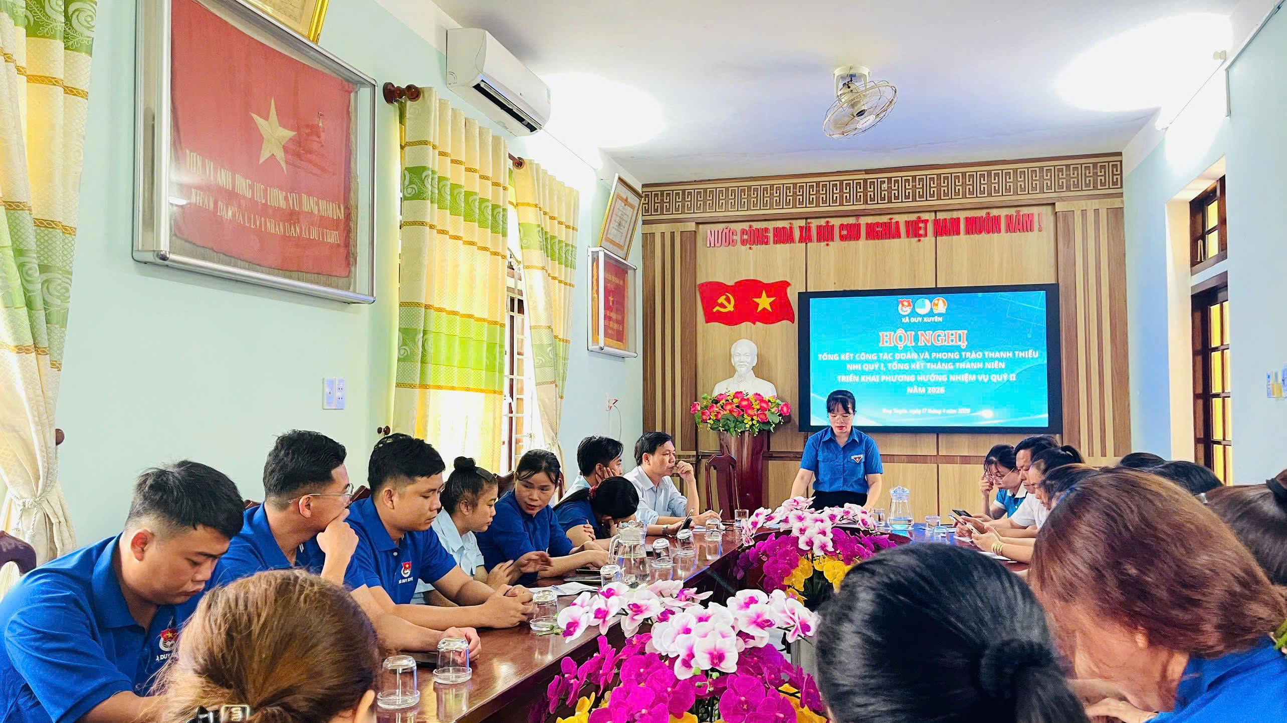 Đoàn xã Duy Xuyên tổ chức hội nghị tổng kết công tác quý I, triển khai hưởng ứng các cuộc thi năm 2026