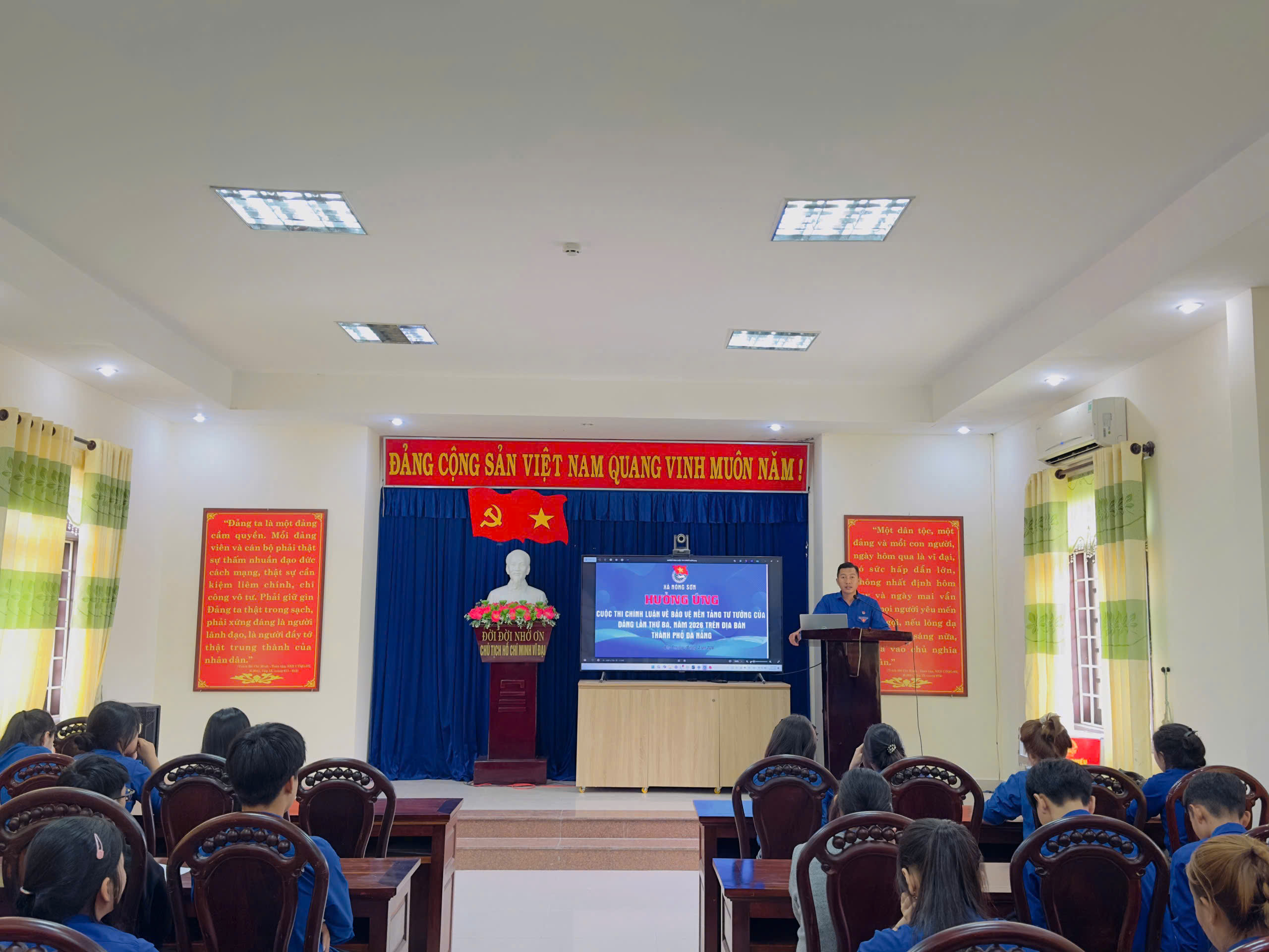 Tuổi trẻ xã Nông Sơn triển khai Cuộc thi chính luận bảo vệ nền tảng tư tưởng của Đảng năm 2026