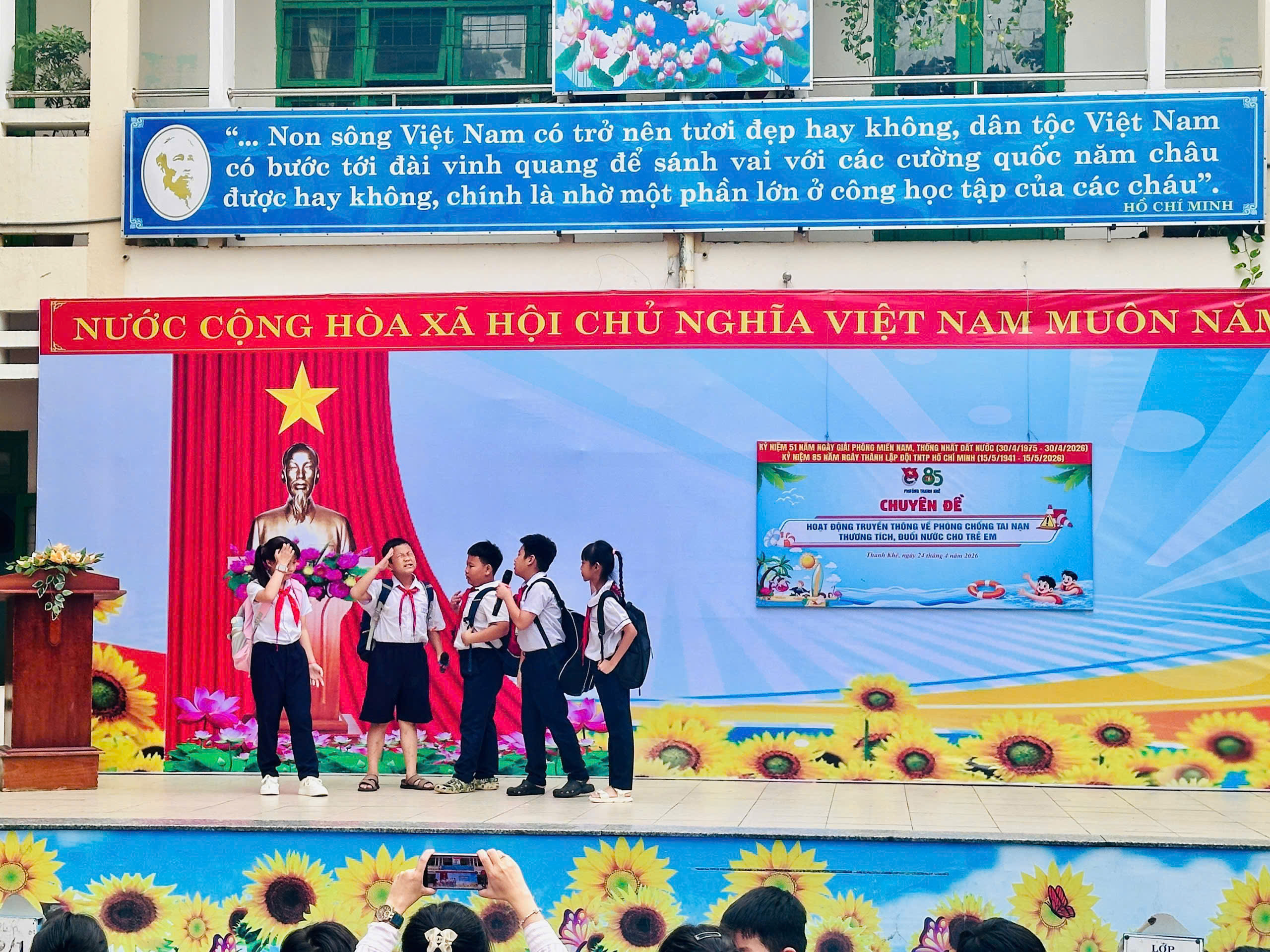 Thanh Khê: Tổ chức sinh hoạt chuyên đề tăng cường kỹ năng phòng, chống tai nạn, đuối nước cho thiếu nhi năm học 2025–2026