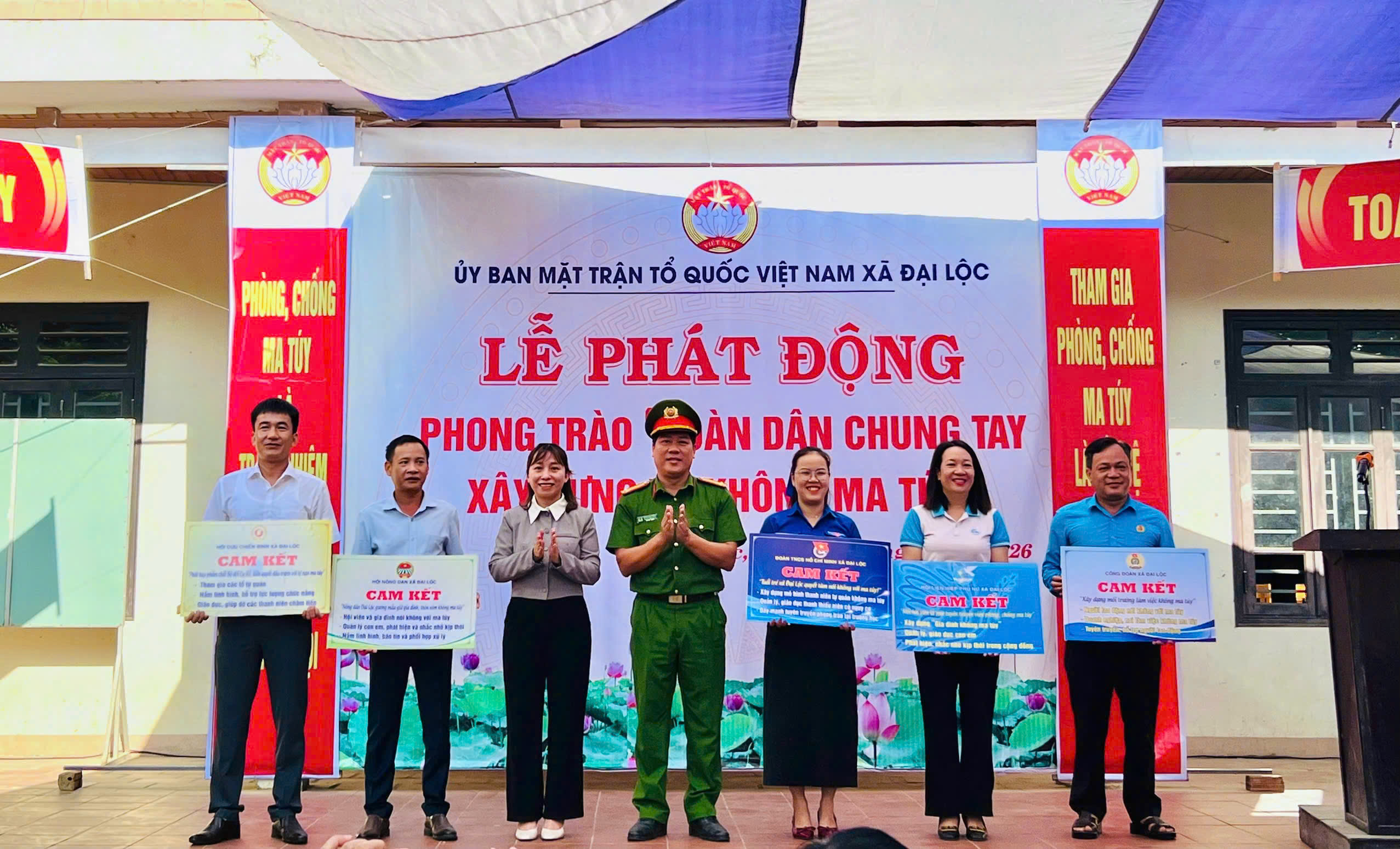 Đoàn xã Đại Lộc ra mắt mô hình “Thanh niên xung kích phòng, chống ma túy” hưởng ứng phong trào xây dựng xã không ma túy năm 2026