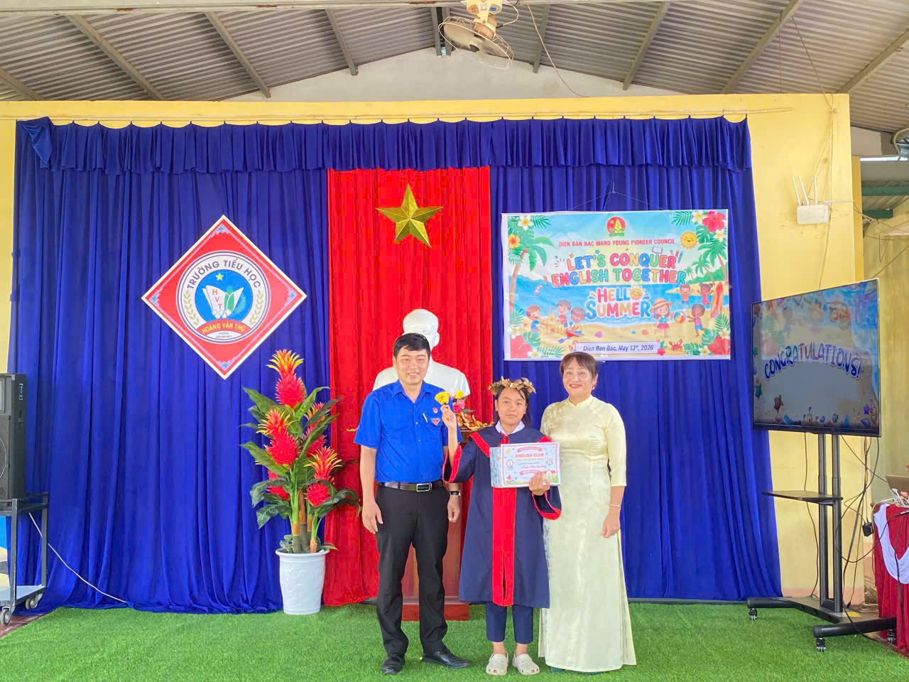 Thiếu nhi phường Điện Bàn Bắc sôi nổi hoạt động ngoại khóa “Nâng cao năng lực tiếng Anh”