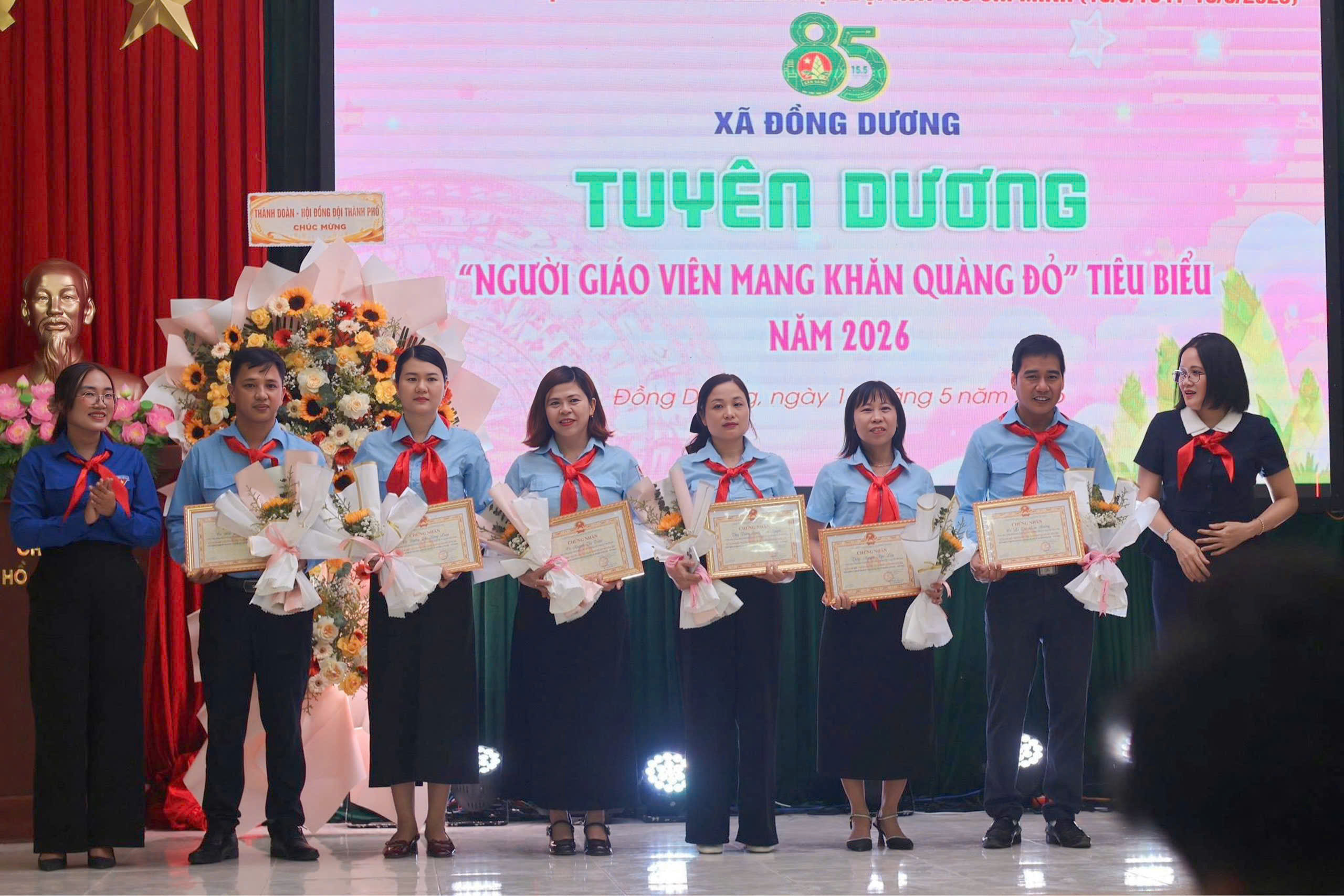 Thiếu nhi Đồng Dương rộn ràng kỷ niệm 85 năm Ngày thành lập Đội TNTP Hồ Chí Minh