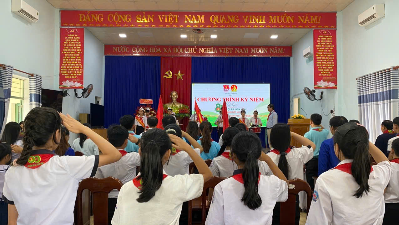 Thạnh Bình tổ chức gặp mặt kỷ niệm 85 năm Ngày thành lập Đội TNTP Hồ Chí Minh (15/5/1941 – 15/5/2026)