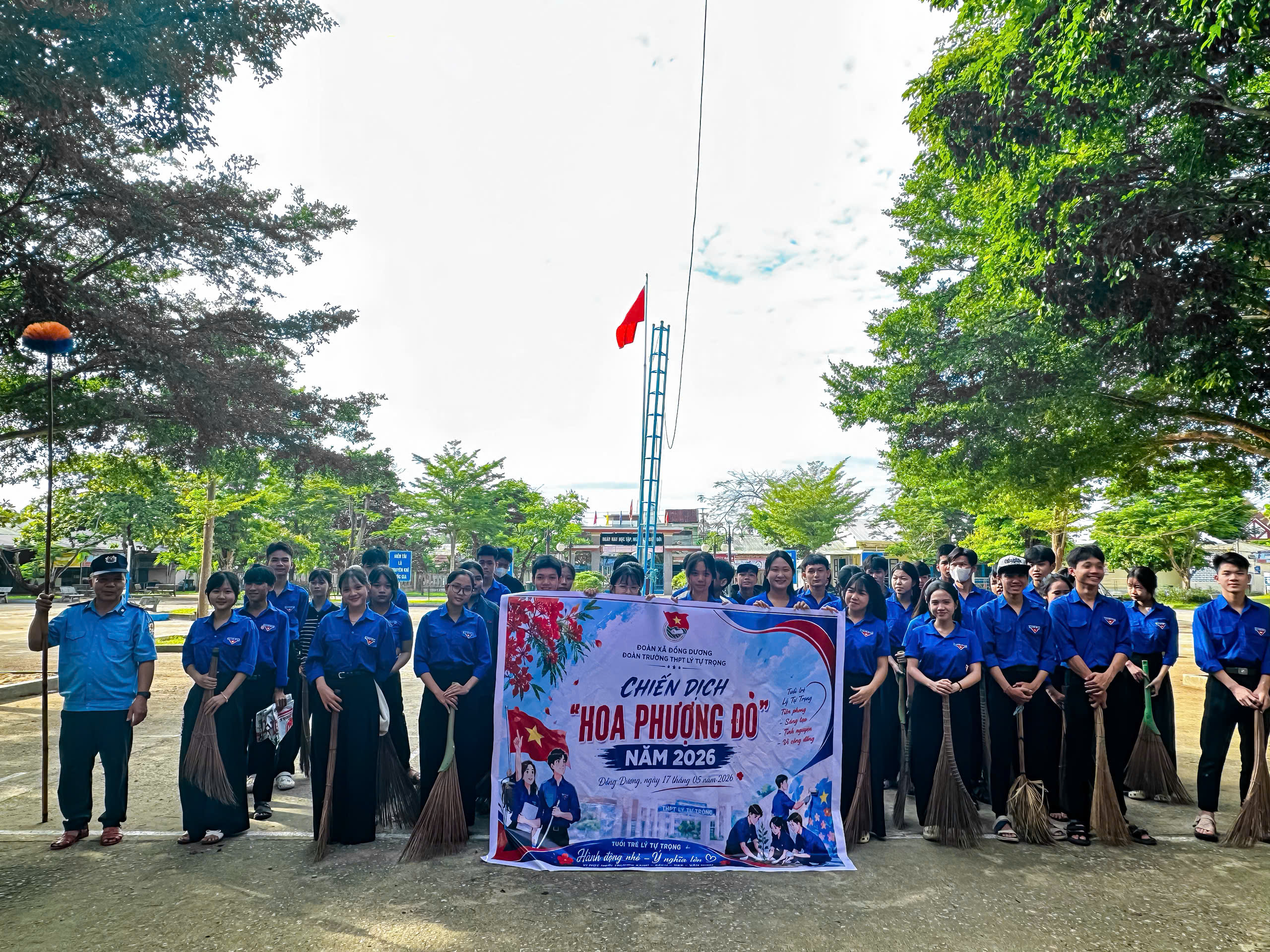 CHIẾN DỊCH “HOA PHƯỢNG ĐỎ” NĂM 2026 – TRƯỜNG THPT LÝ TỰ TRỌNG, XÃ ĐỒNG DƯƠNG