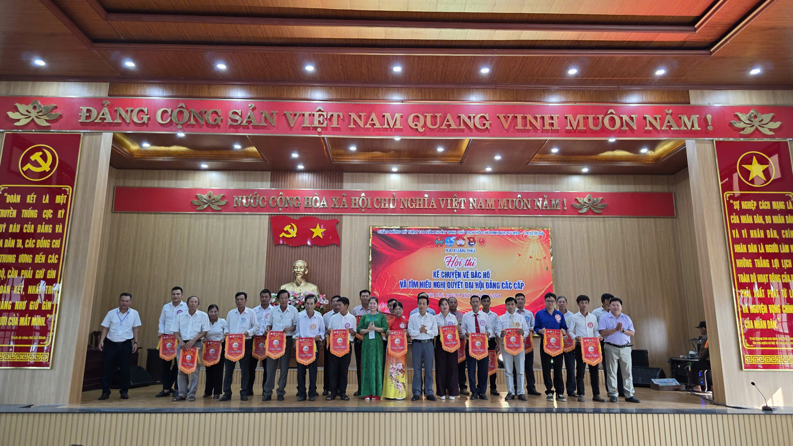 Xuân Phú: phối hợp tổ chức Hội thi “Kể chuyện về Bác Hồ và tìm hiểu Nghị quyết Đại hội Đảng các cấp”