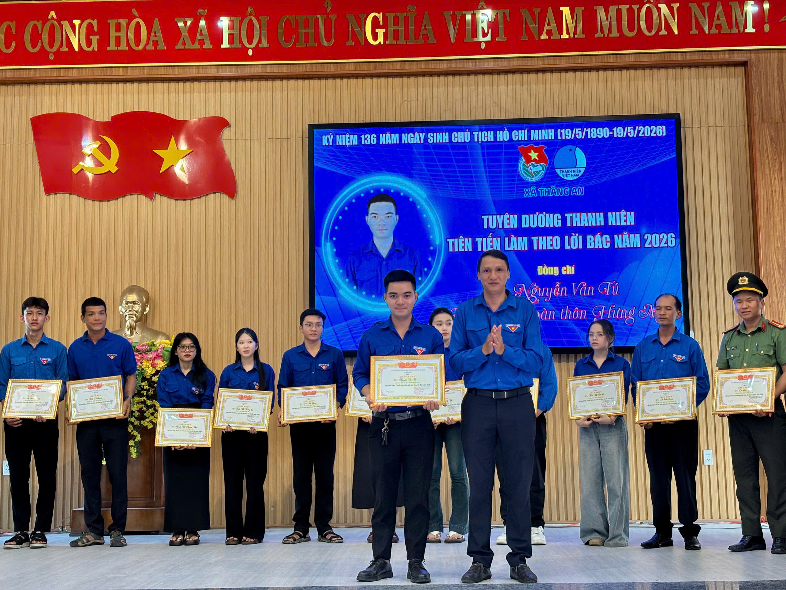 Thăng An: tổ chức Hội nghị tuyên dương “Thanh niên tiên tiến làm theo lời Bác” năm 2026