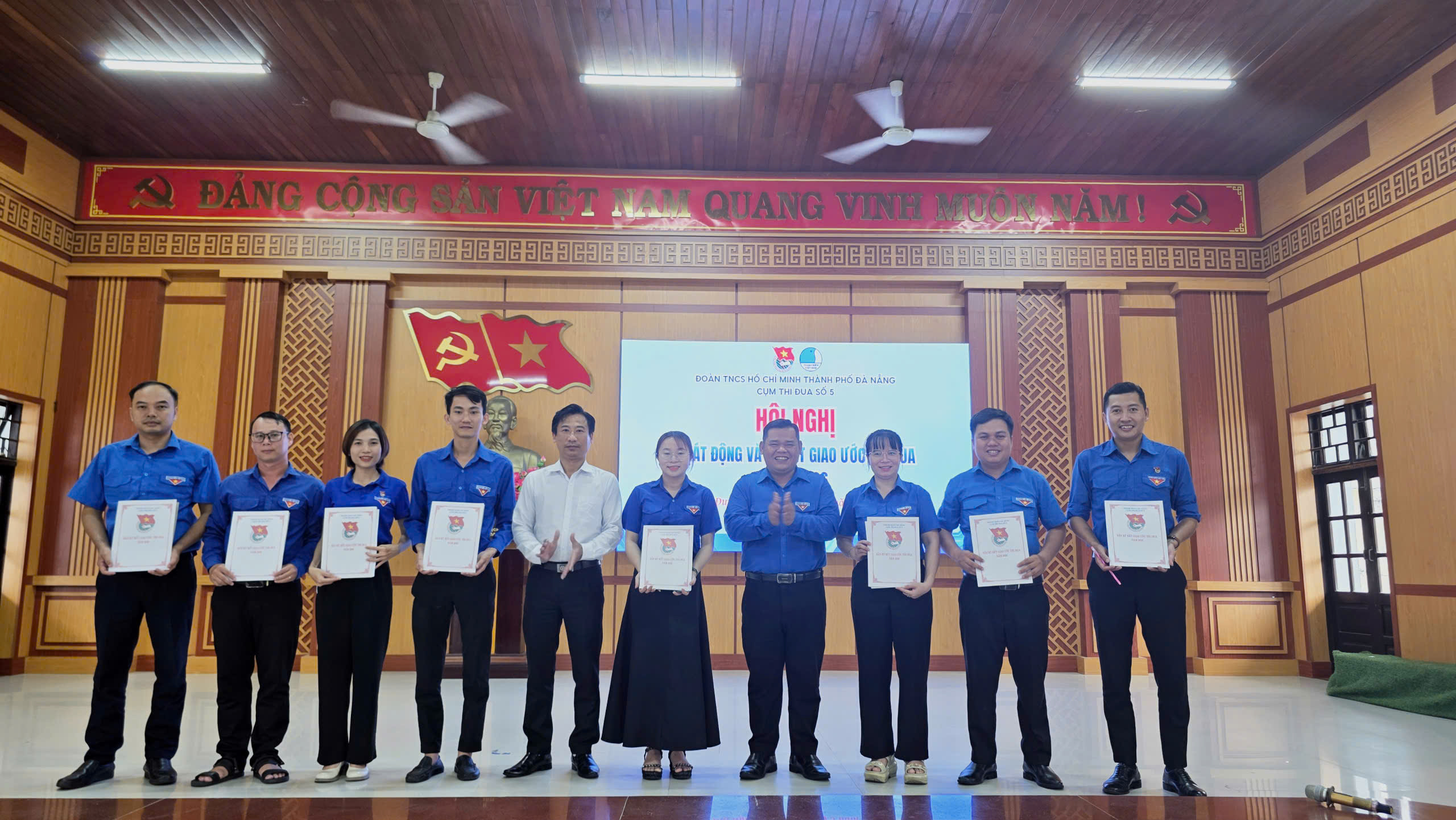 Cụm thi đua số 5: tổ chức Hội nghị ký kết giao ước thi đua năm 2026