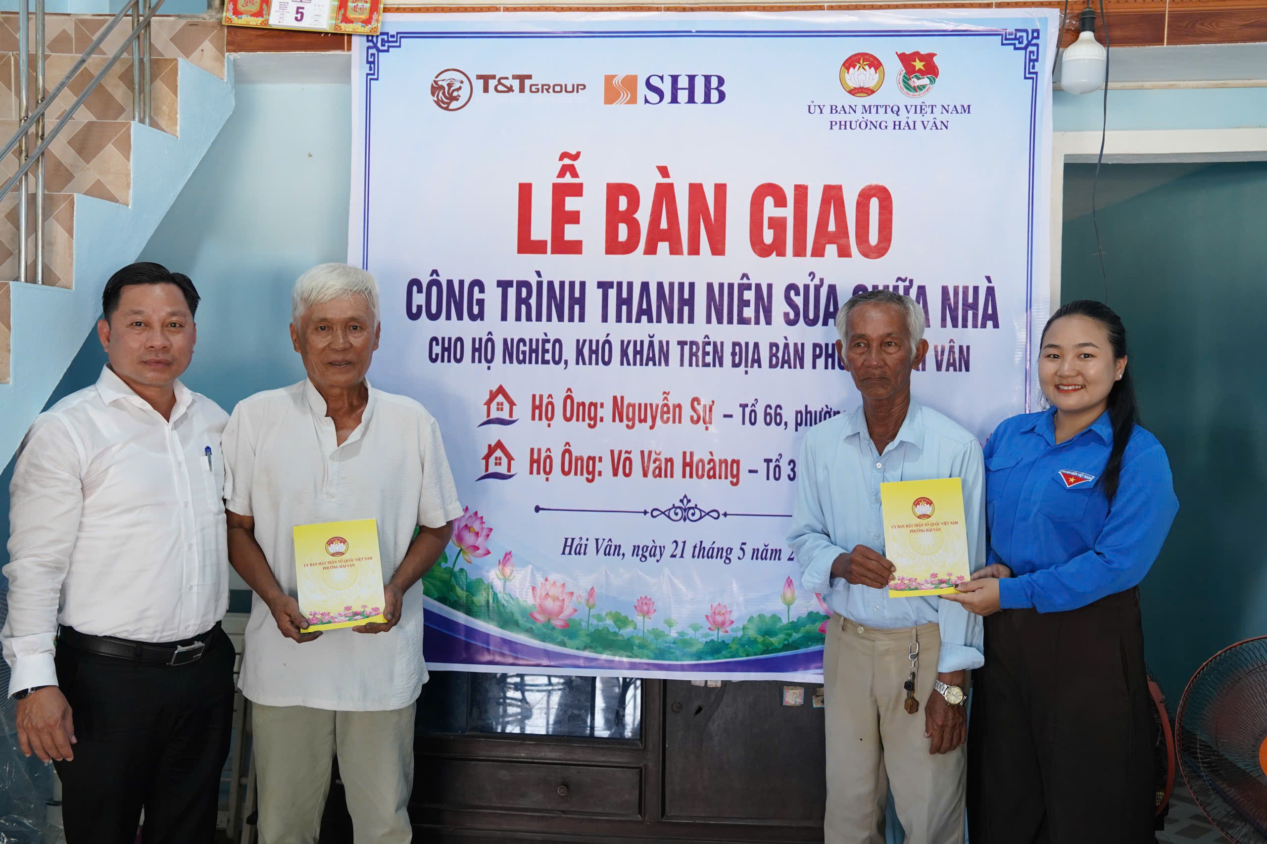 Phường Hải Vân bàn giao công trình thanh niên chào mừng Đại hội Hội LHTN Việt Nam thành phố Đà Nẵng