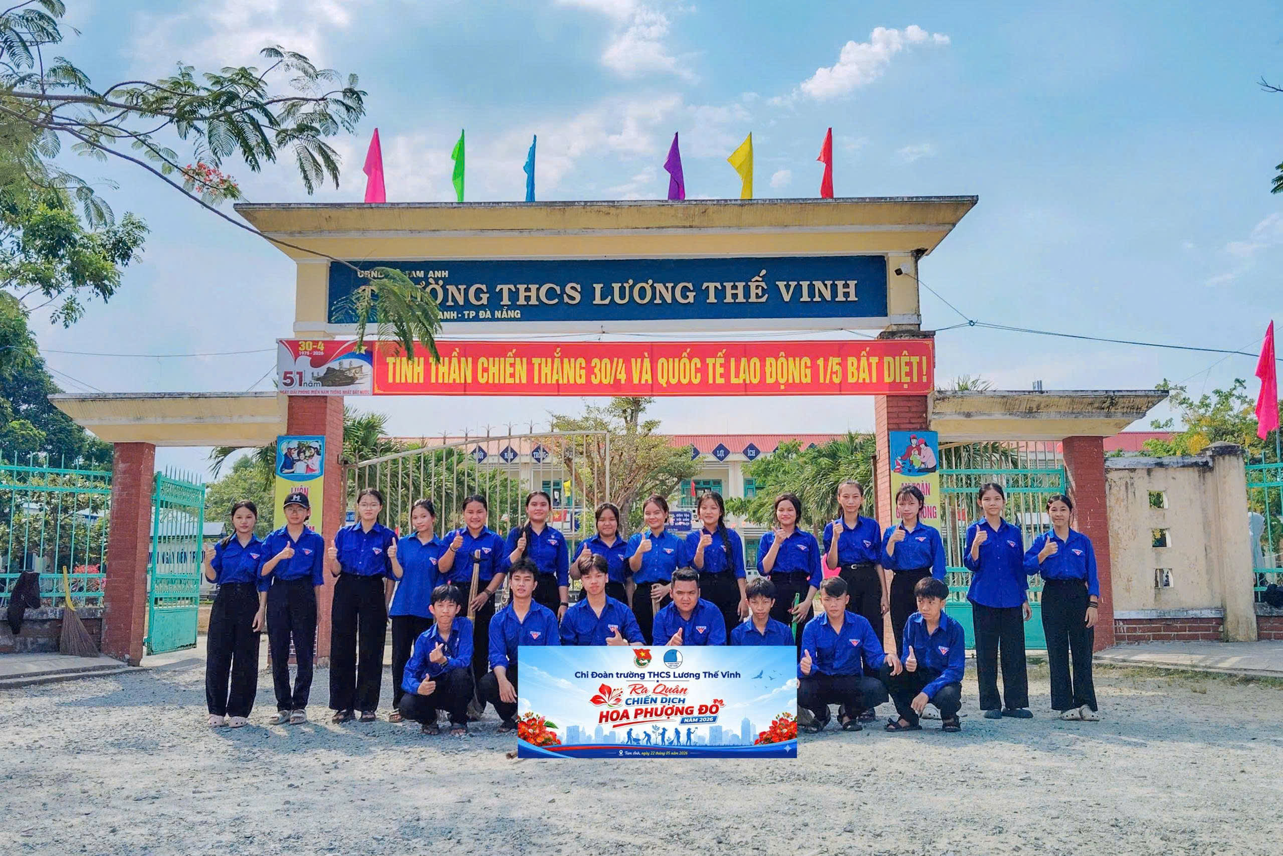 Xã Tam Anh đồng loạt ra quân Chiến dịch “Hoa phượng đỏ” năm 2026