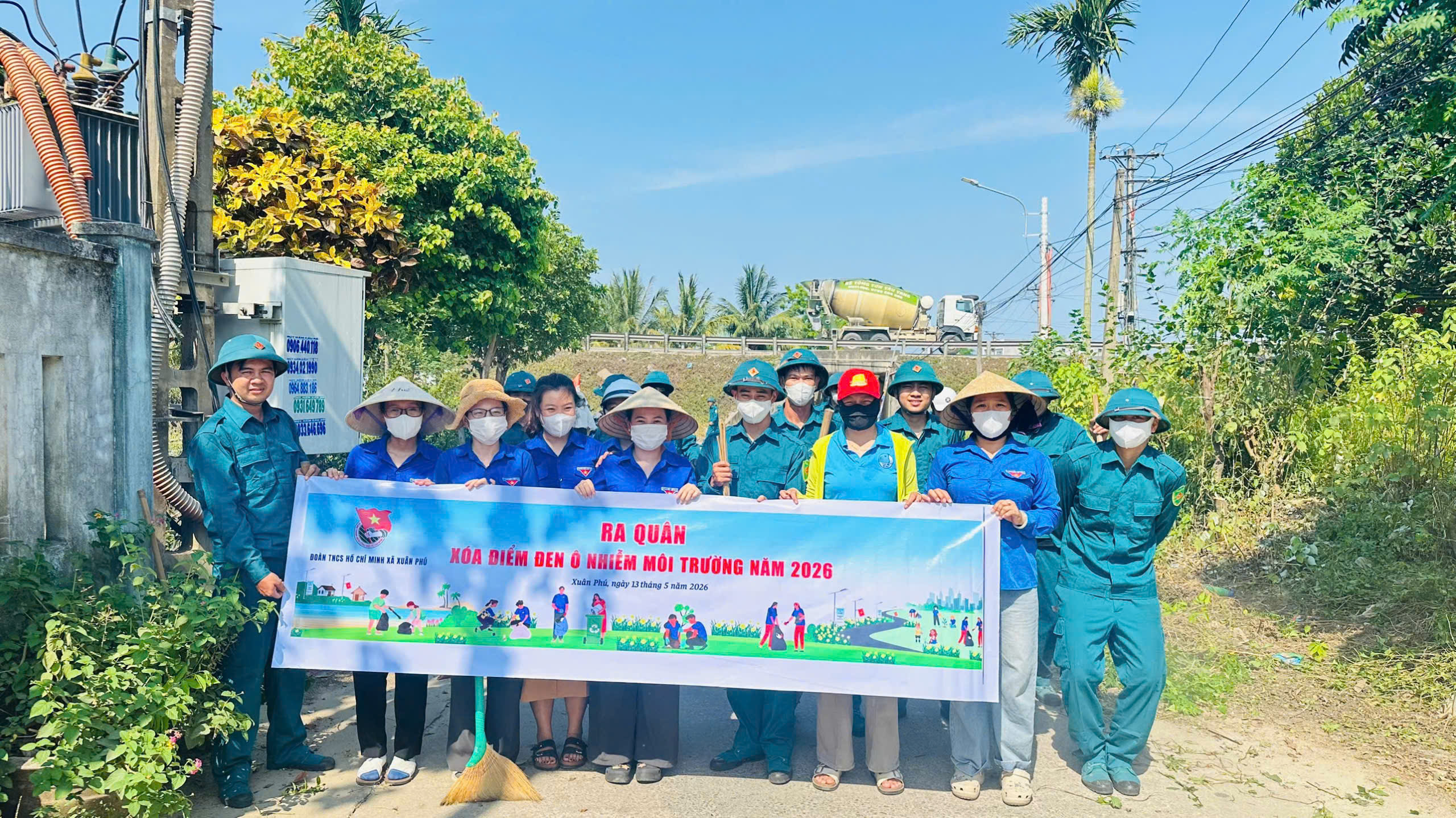Tuổi trẻ xã Xuân Phú ra quân hưởng ứng “Ngày Chủ nhật xanh” toàn quốc lần thứ II năm 2026