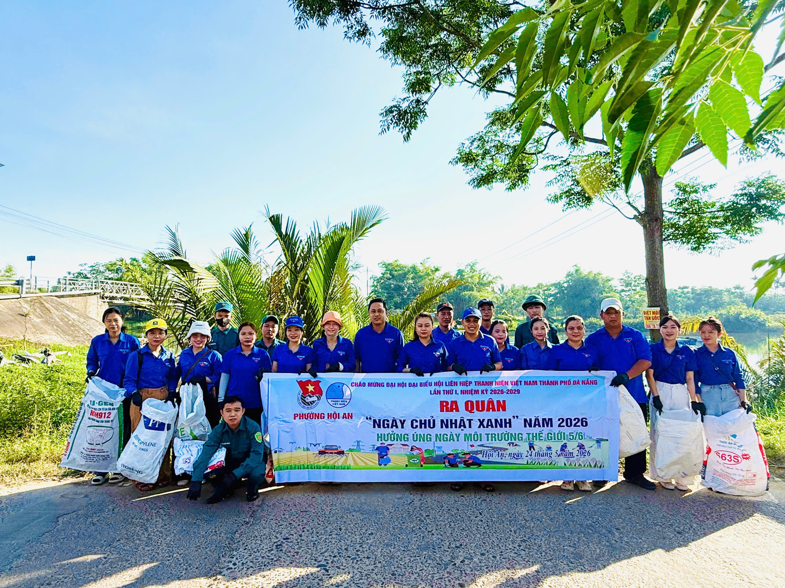 Tuổi trẻ phường Hội An đồng loạt hưởng ứng “Ngày Chủ nhật xanh”