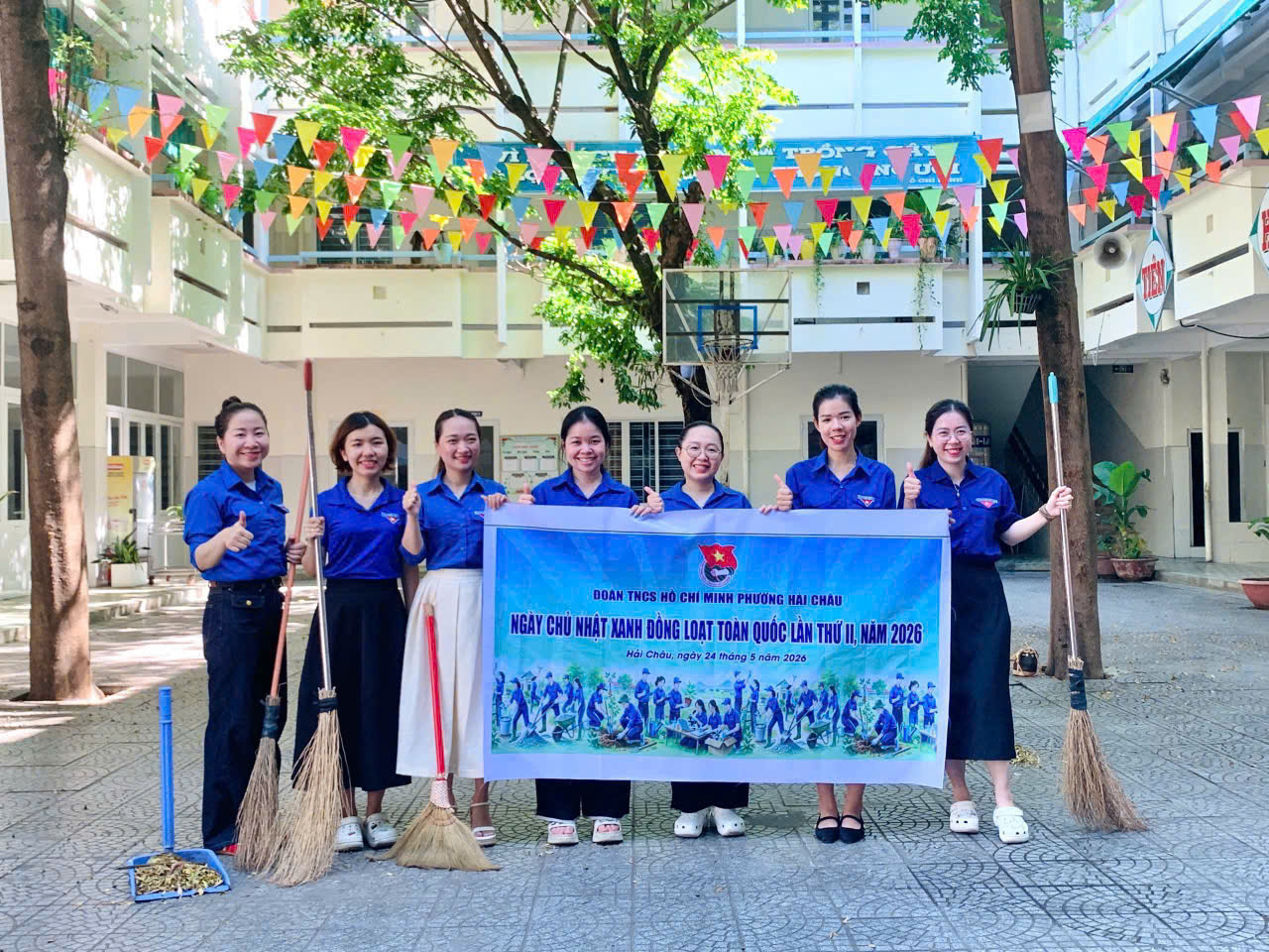 Tuổi trẻ Hải Châu đồng loạt ra quân hưởng ứng “Ngày Chủ nhật xanh” đợt II năm 2026