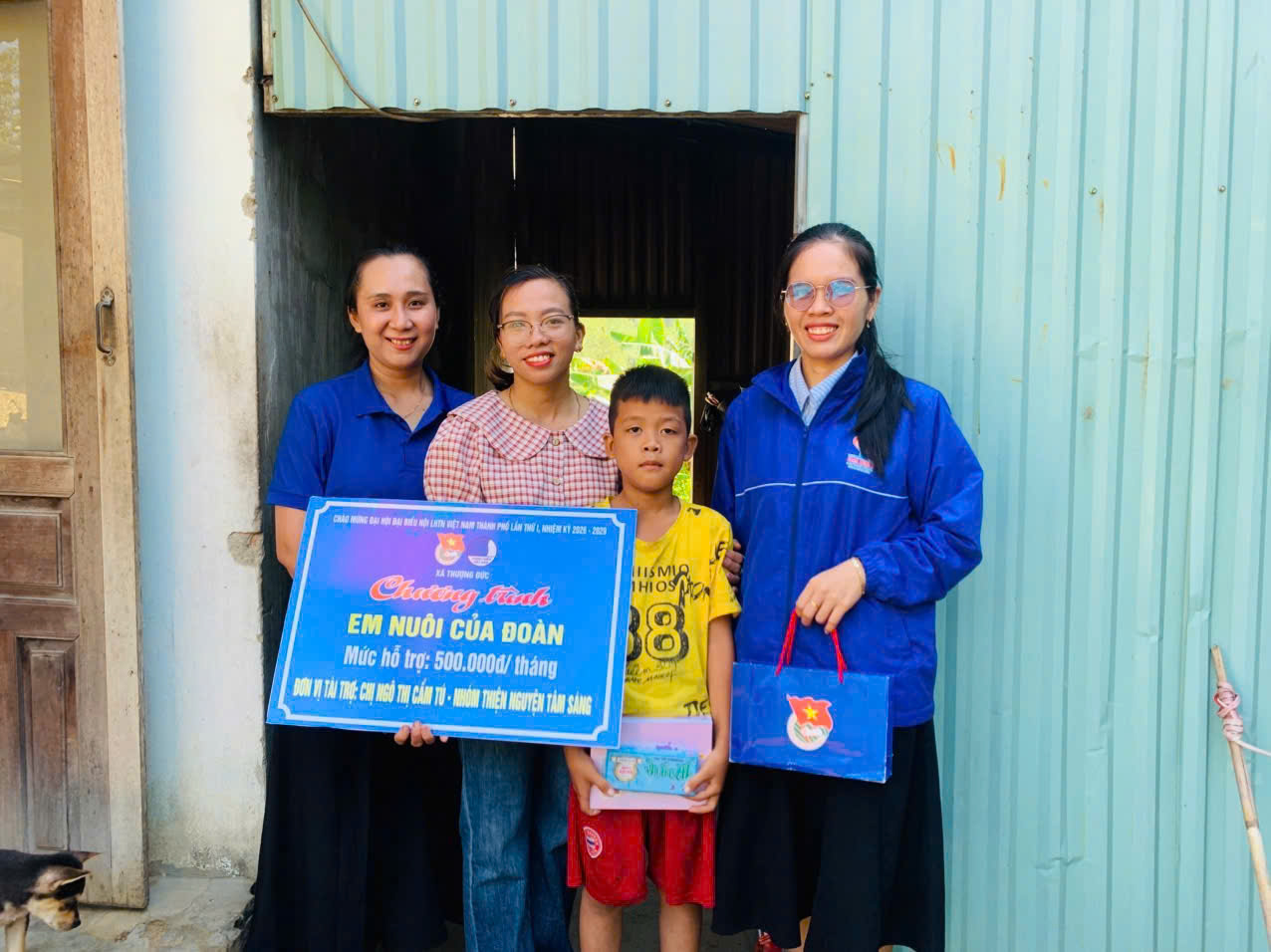 Đoàn xã Thượng Đức tiếp tục nhân rộng mô hình “Em nuôi của Đoàn”
