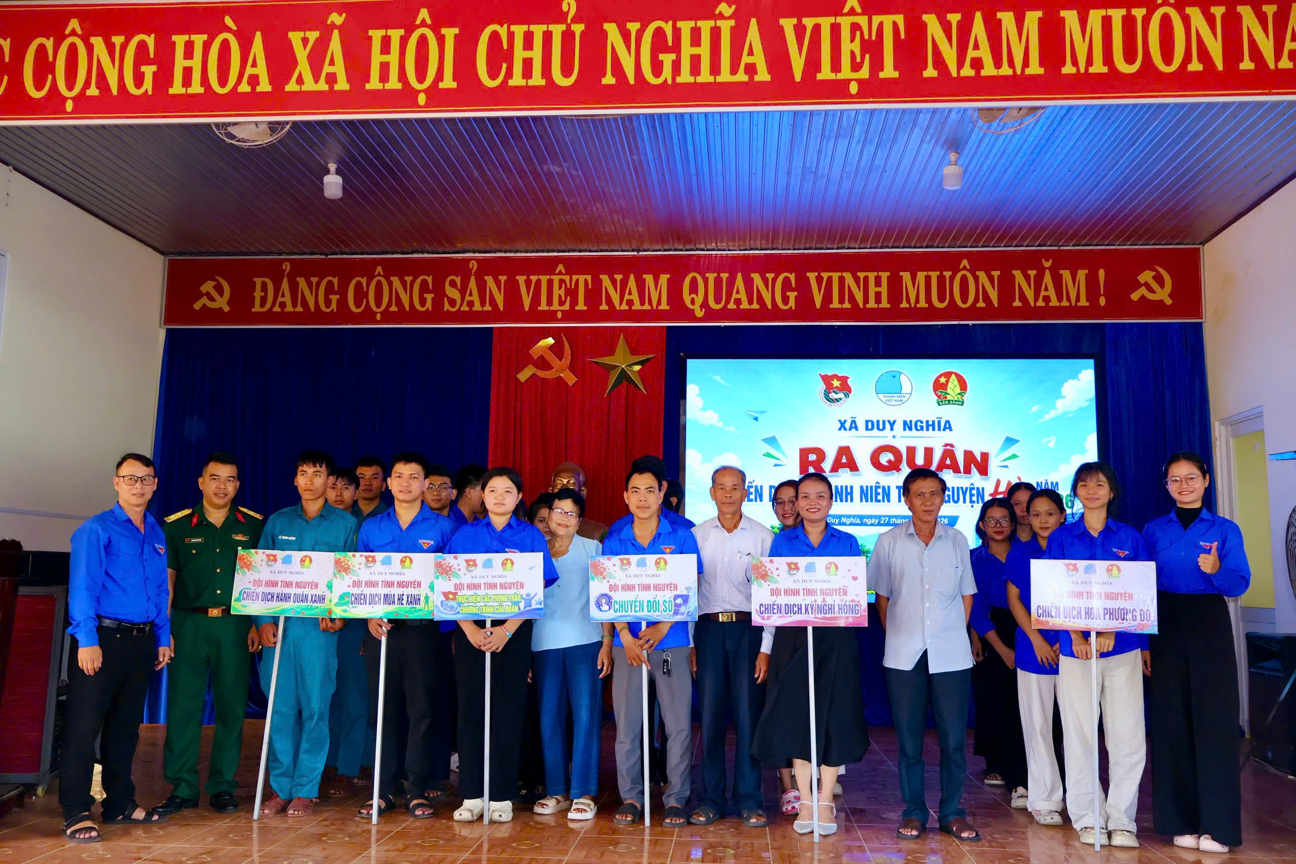 Tuổi trẻ Duy Nghĩa ra quân Chiến dịch Thanh niên tình nguyện hè năm 2026