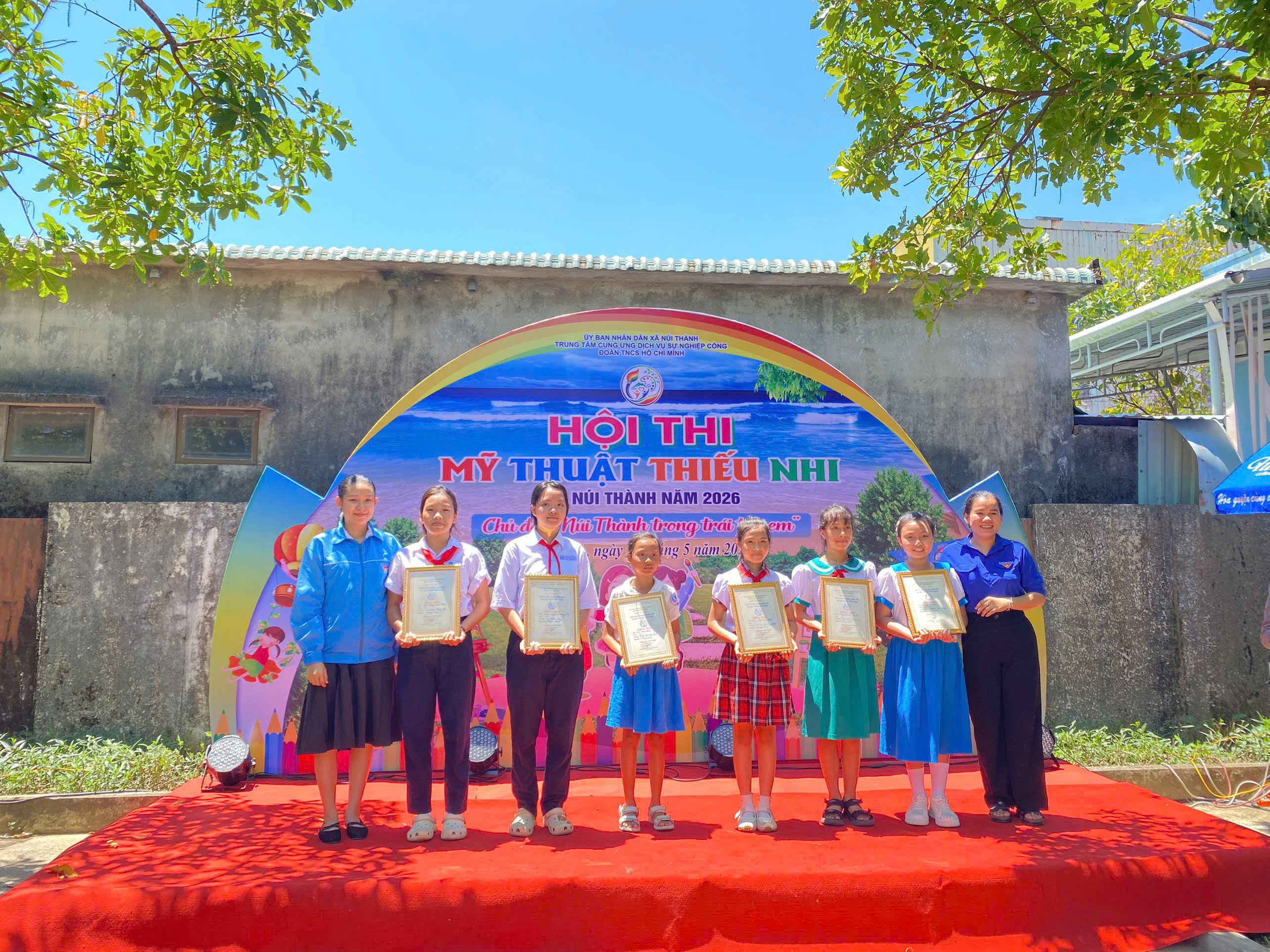 Núi Thành: Hội thi Mỹ thuật thiếu nhi năm 2026