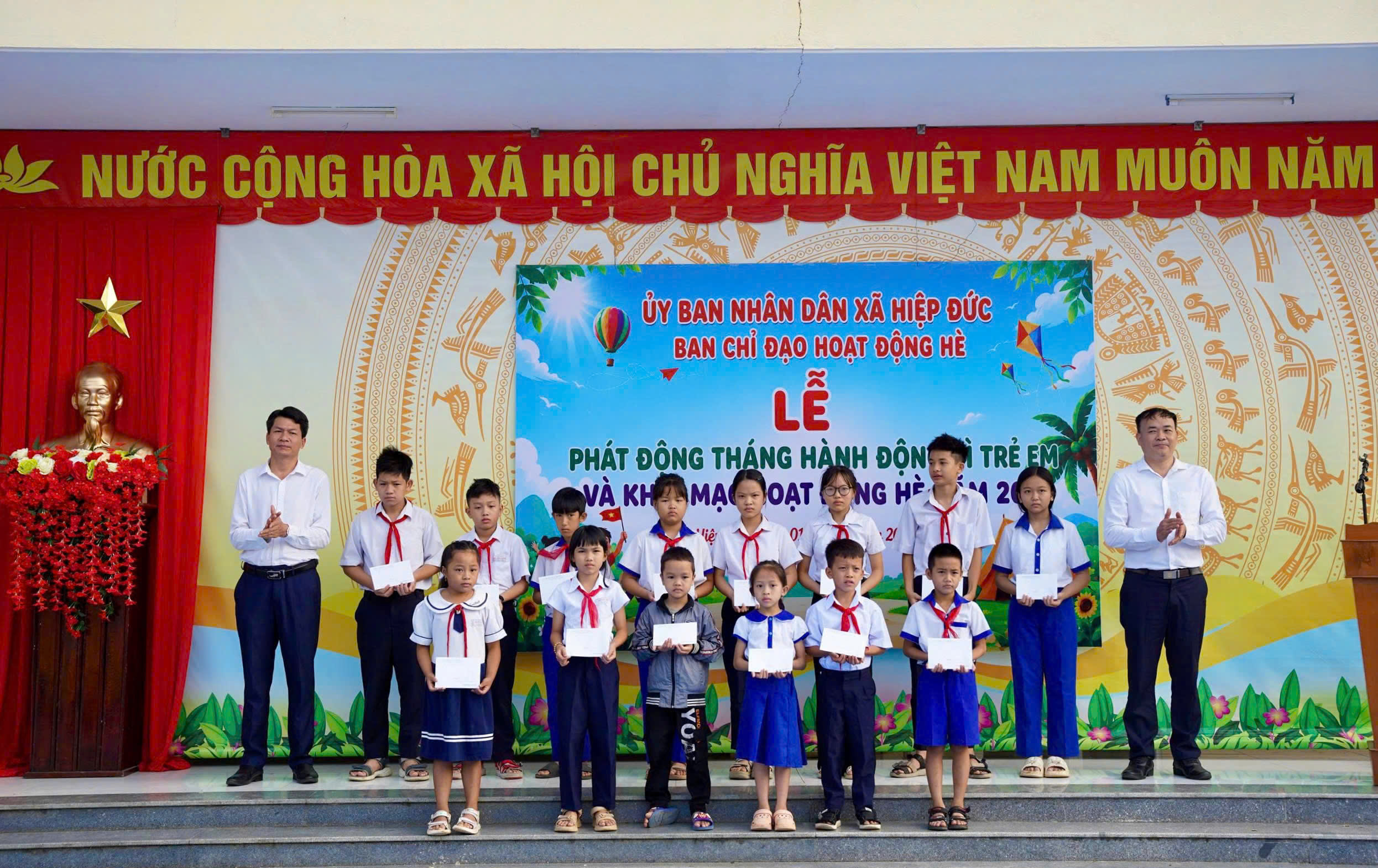 Hiệp Đức tổ chức khai mạc hoạt động hè và phát động Tháng hành động vì trẻ em năm 2026
