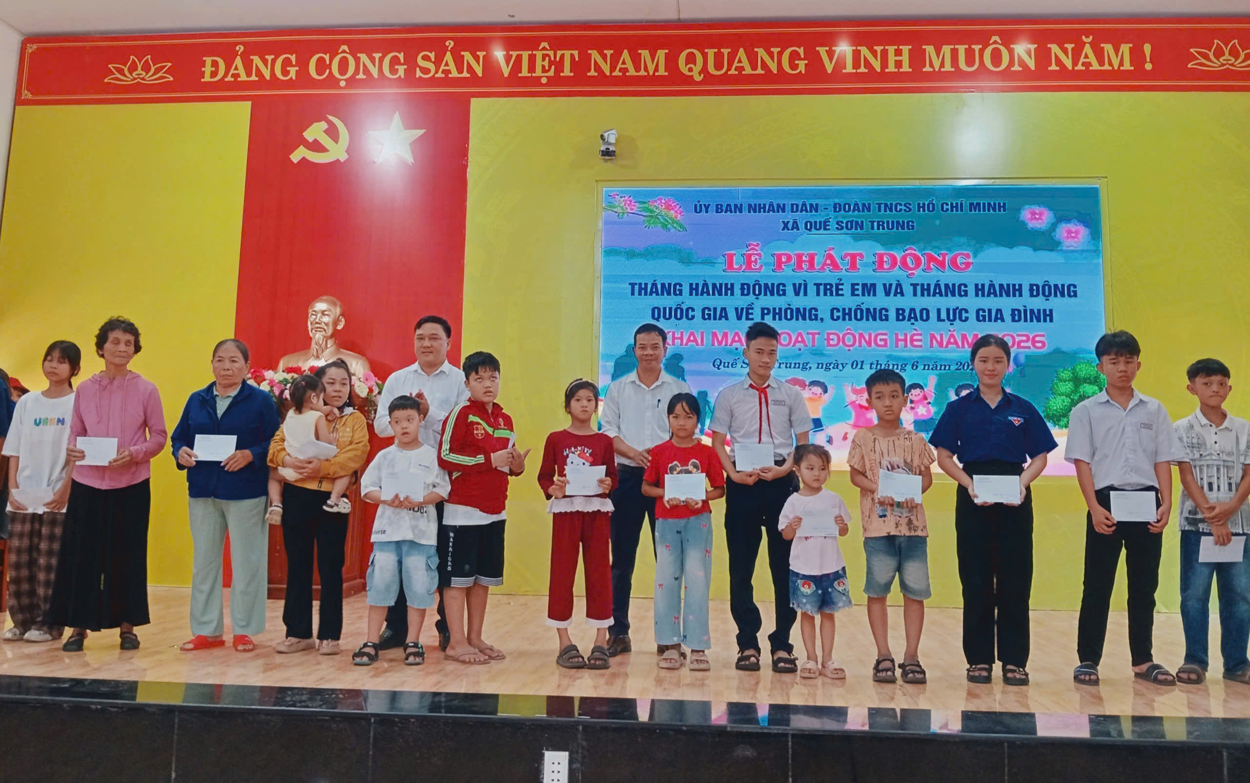 Quế Sơn Trung phát động Tháng hành động vì trẻ em và khai mạc hoạt động hè năm 2026