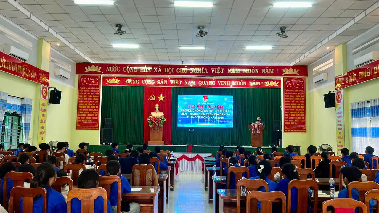 Tuổi trẻ Thăng Trường tăng cường tuyên truyền phòng, chống tội phạm ma túy cho đoàn viên, thanh niên