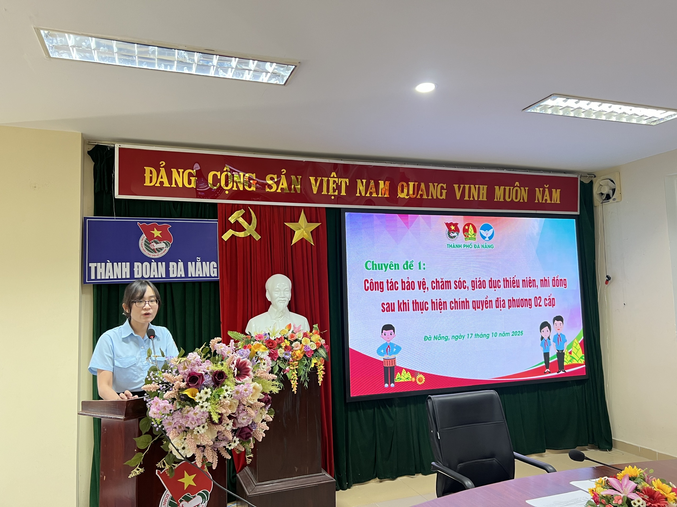 Chương trình tập huấn nghiệp vụ công tác Đội cho cán bộ phụ trách Hội đồng Đội các xã, phường -