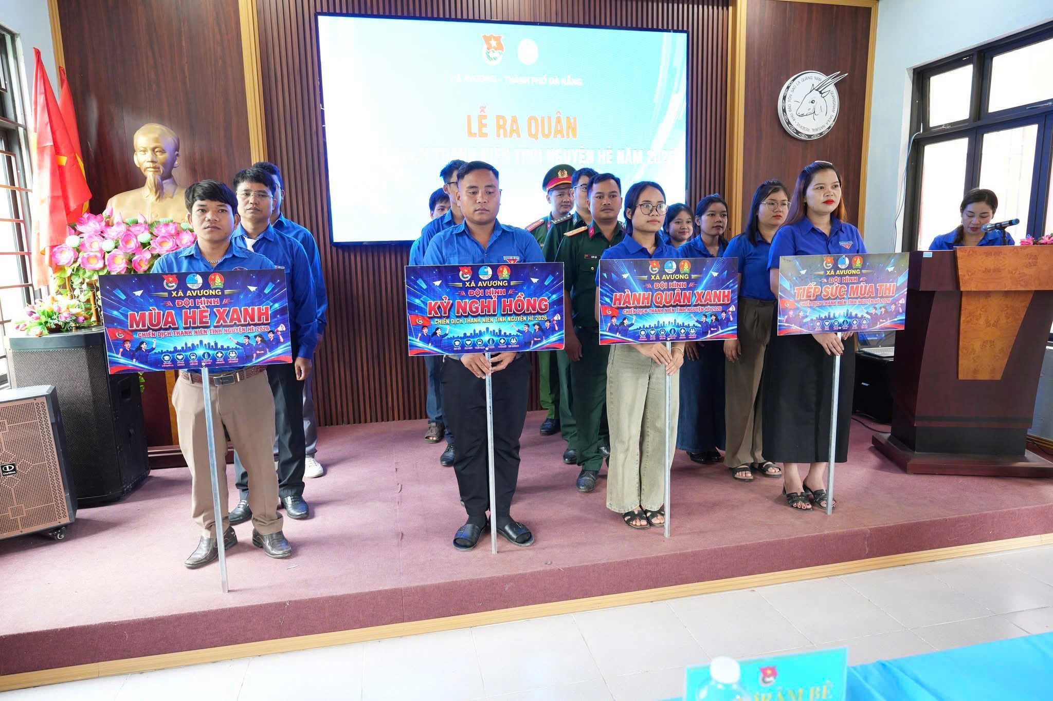 Đoàn xã Avương ra quân Chiến dịch Thanh niên tình nguyện hè năm 2026