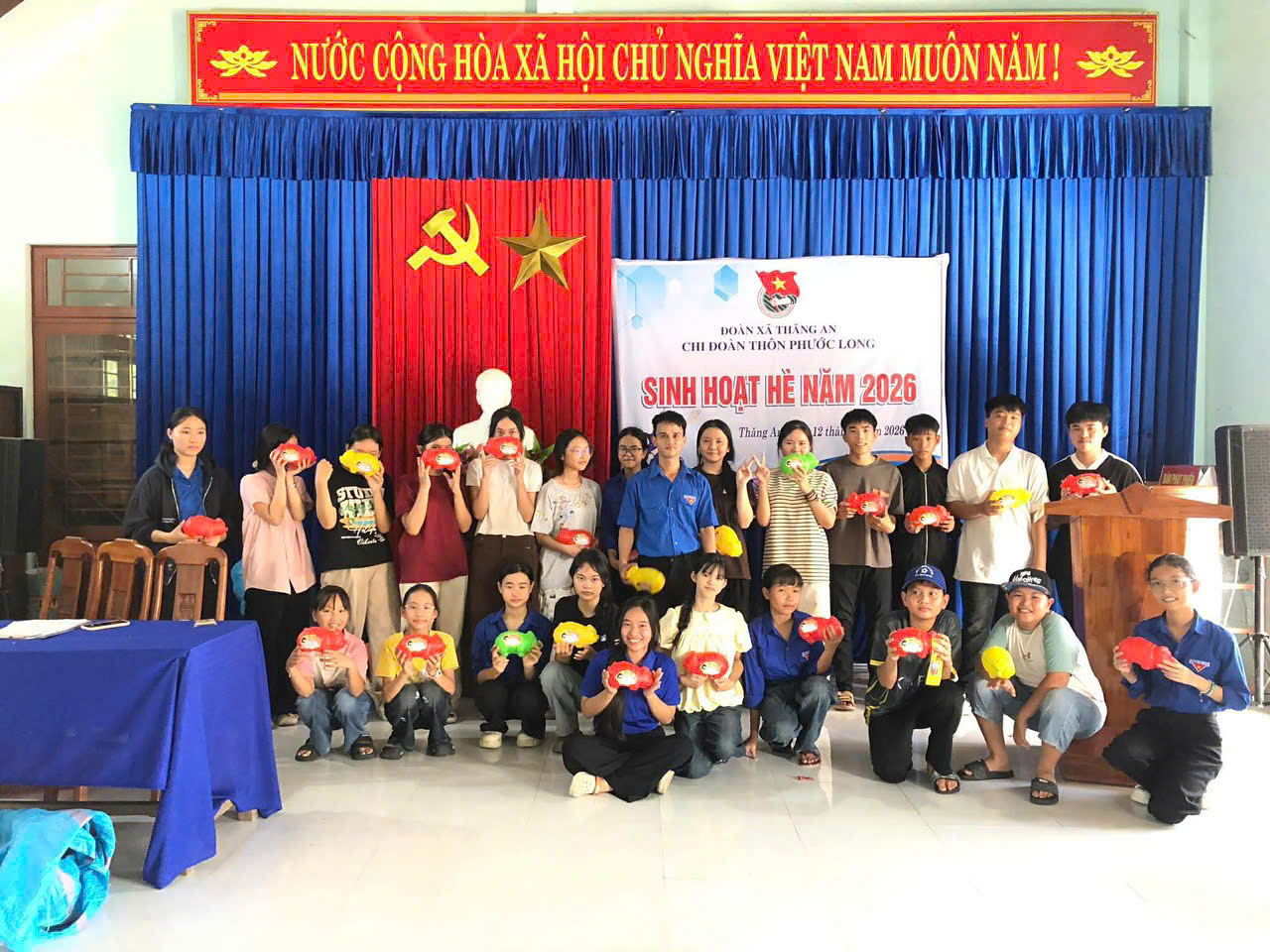 Đoàn xã Thăng An tổ chức các hoạt động sinh hoạt hè sôi nổi cho thanh thiếu nhi