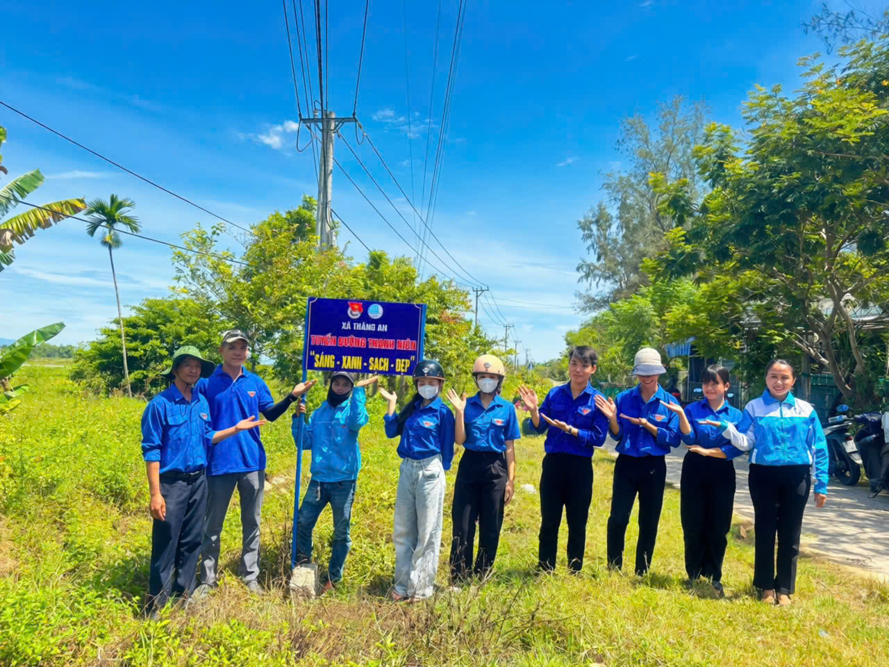 Tuổi trẻ xã Thăng An hưởng ứng Tháng hành động vì môi trường năm 2026