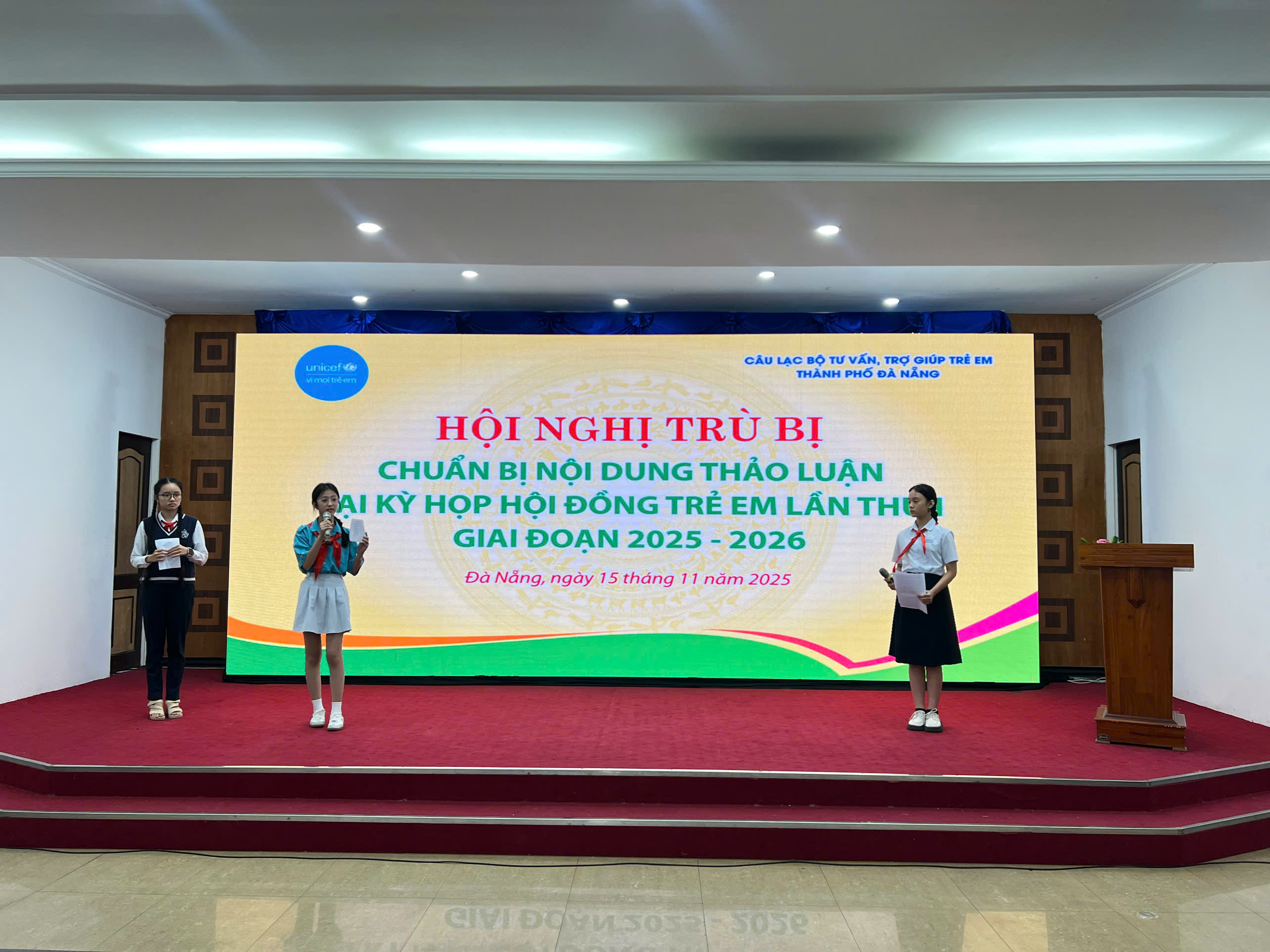 Hội nghị trù bị Kỳ họp thứ I – Hội đồng trẻ em thành phố Đà Nẵng giai đoạn 2025-2026