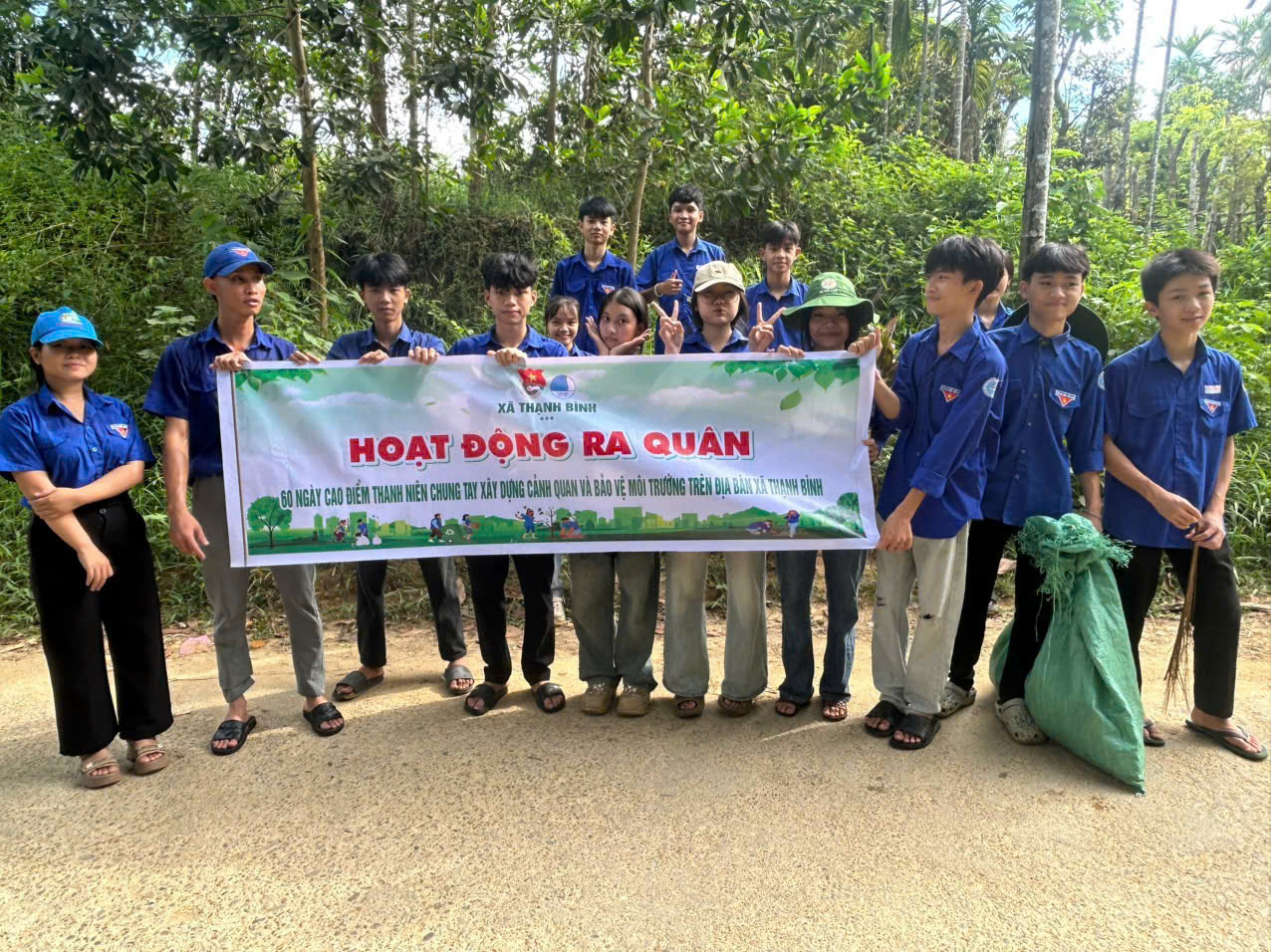 Tuổi trẻ Thạnh Bình hưởng ứng Tháng hành động vì môi trường năm 2026