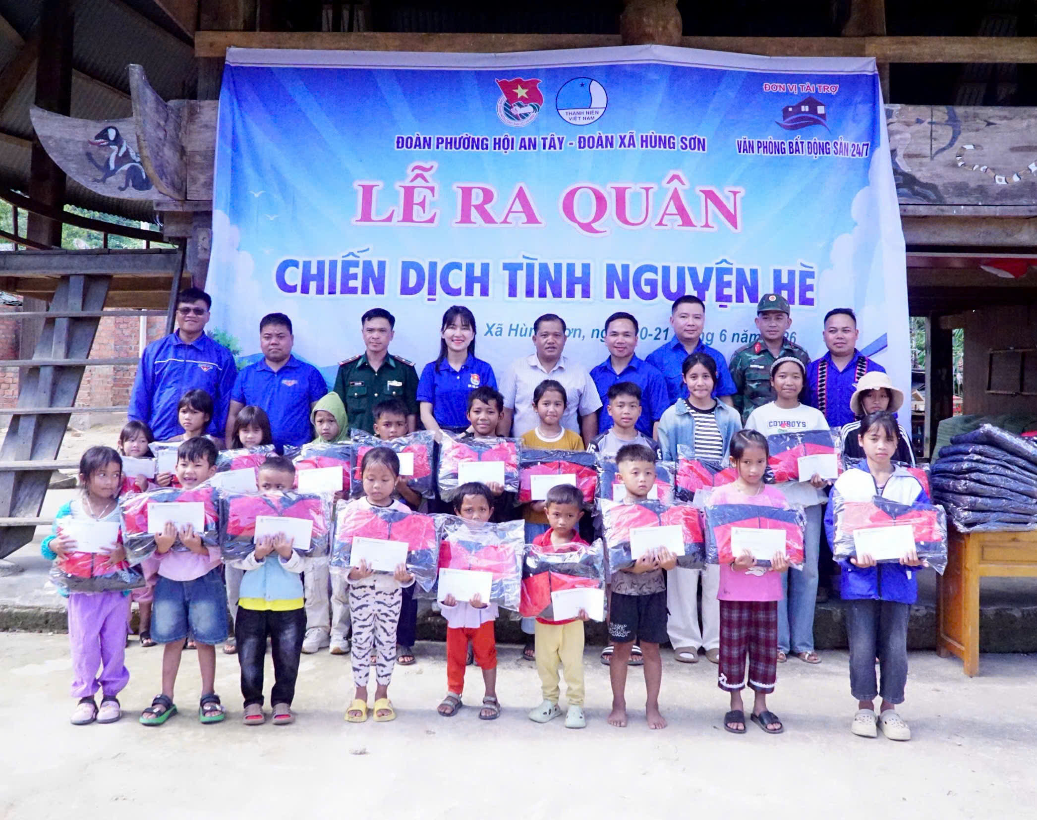 Đoàn Thanh niên phường Hội An Tây tổ chức Chiến dịch tình nguyện hè tại xã Hùng Sơn