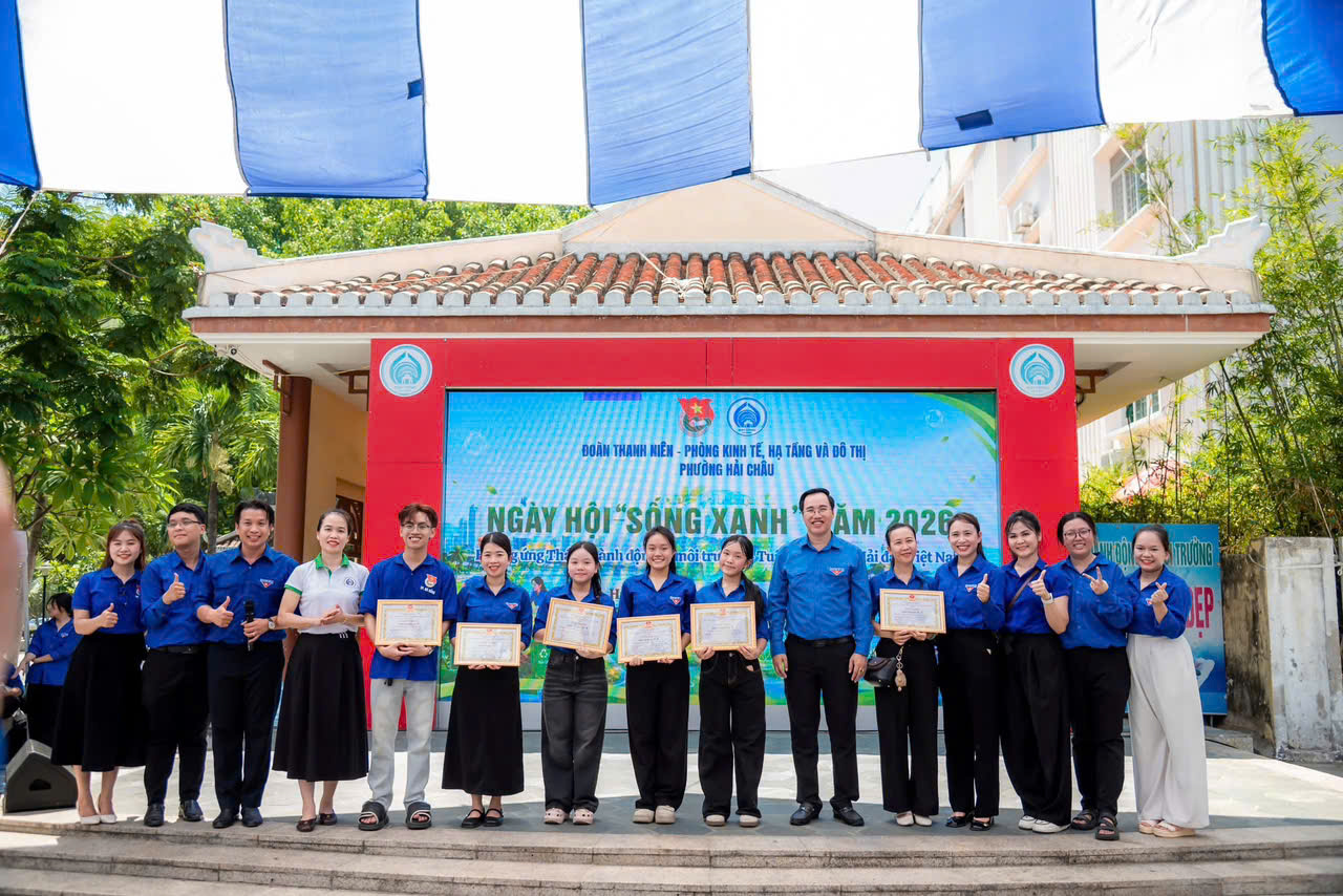 Đoàn phường Hải Châu tổ chức Ngày hội “Sống xanh” năm 2026