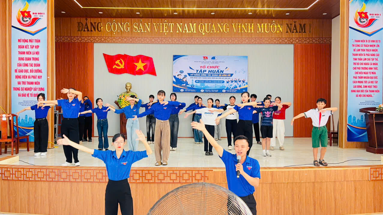Đoàn xã Tam Hải tổ chức tập huấn kỹ năng công tác Đoàn cho cán bộ Đoàn và đoàn viên, thanh niên năm 2026