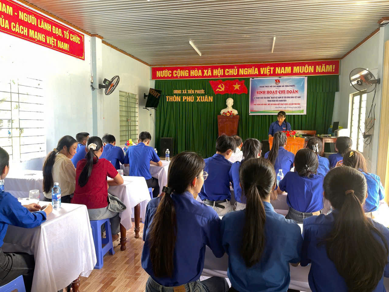 Tuổi trẻ Tiên Phước sôi nổi các hoạt động sinh hoạt hè tại Chi đoàn thôn Phú Xuân năm 2026