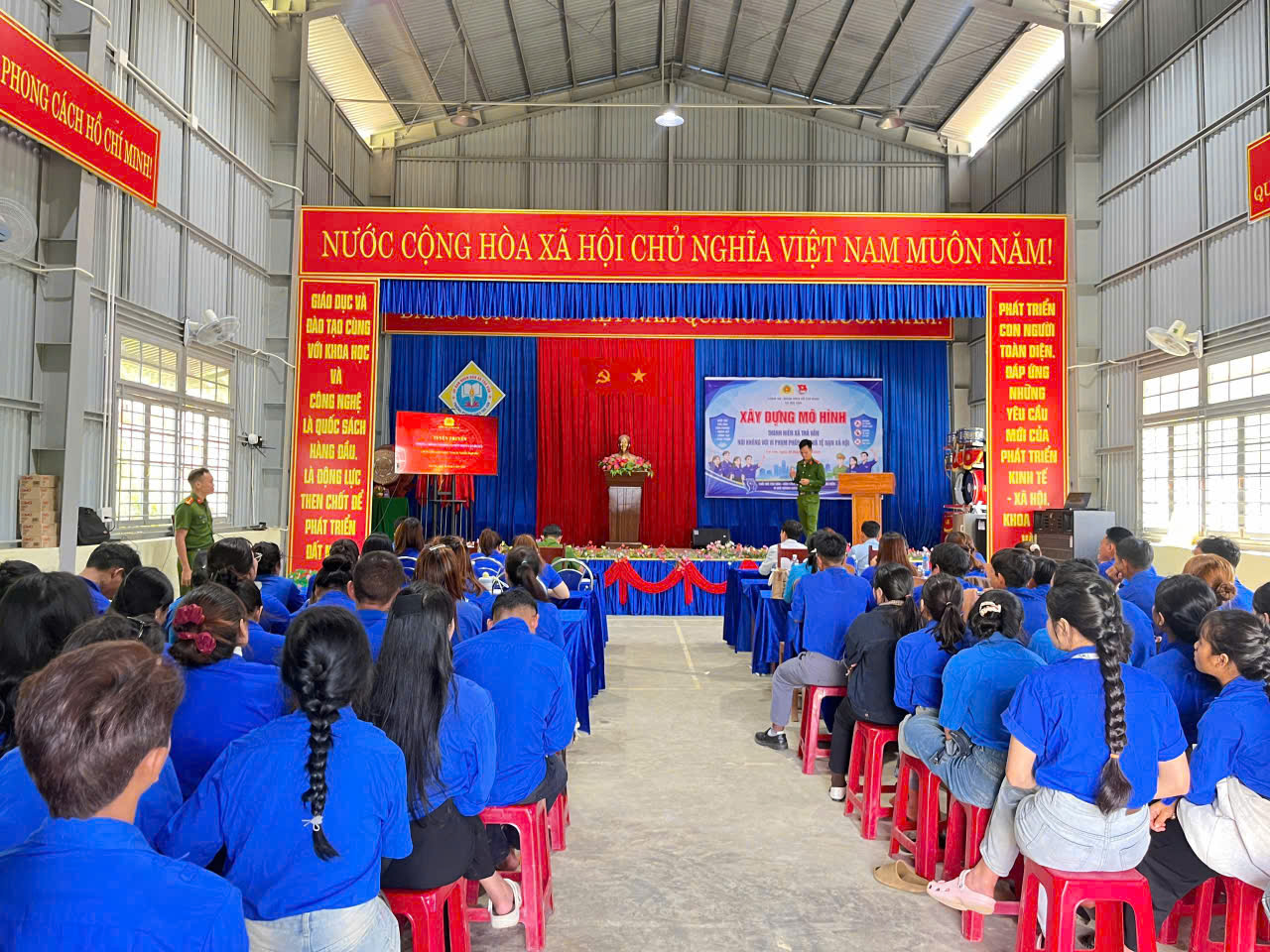 Ra mắt mô hình “Thanh niên xã Trà Vân nói không với vi phạm pháp luật và tệ nạn xã hội”