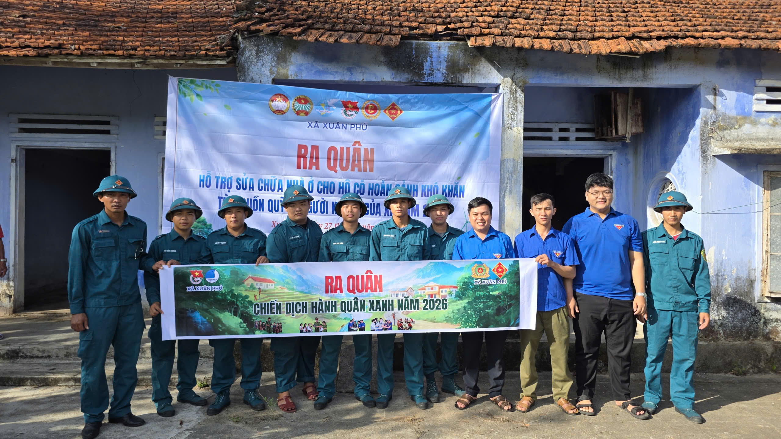 Tuổi trẻ Xuân Phú ra quân Chiến dịch "Hành quân xanh" năm 2026