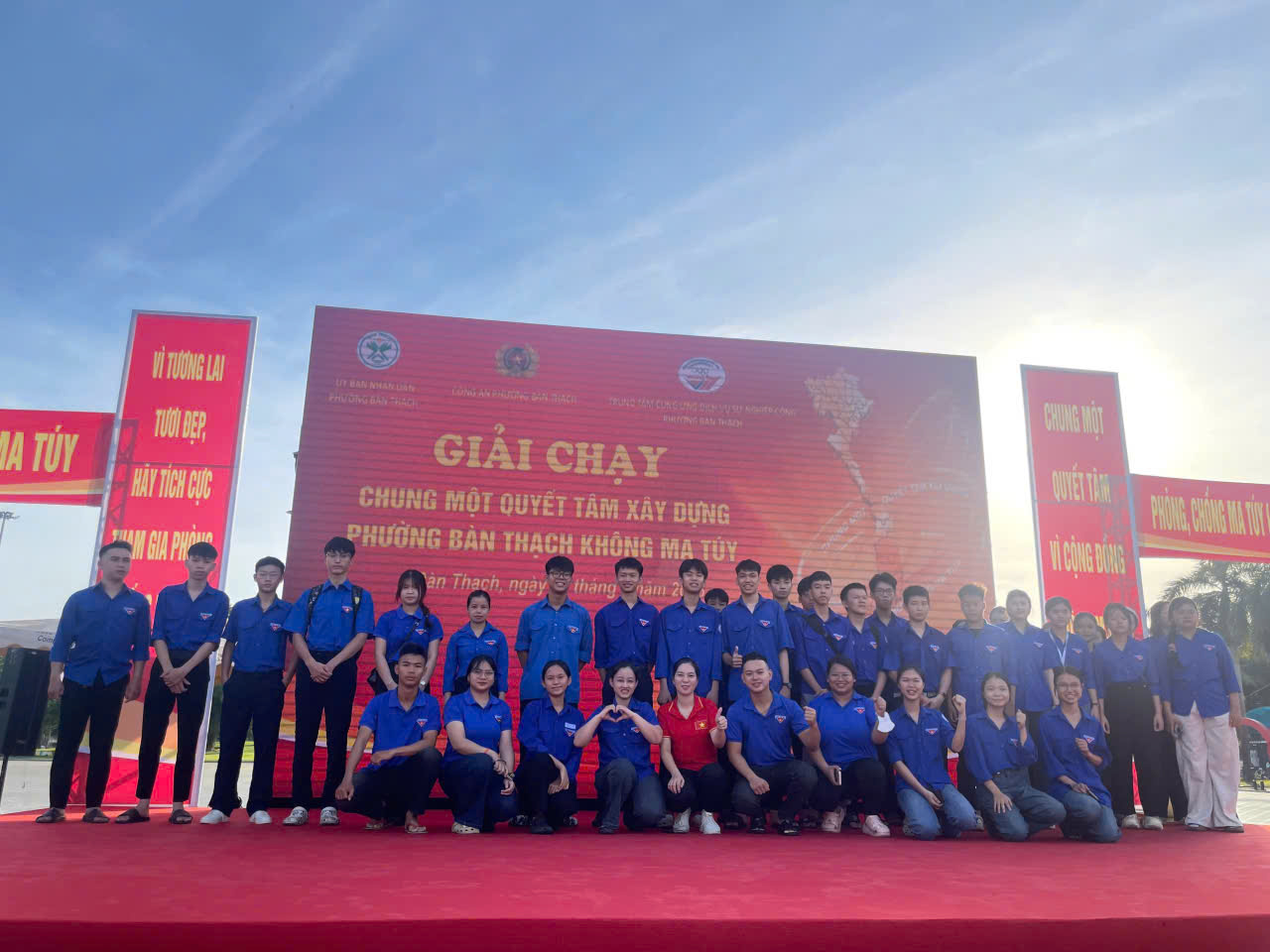 Tuổi trẻ Bàn Thạch hưởng ứng giải chạy chung tay xây dựng địa phương không ma túy
